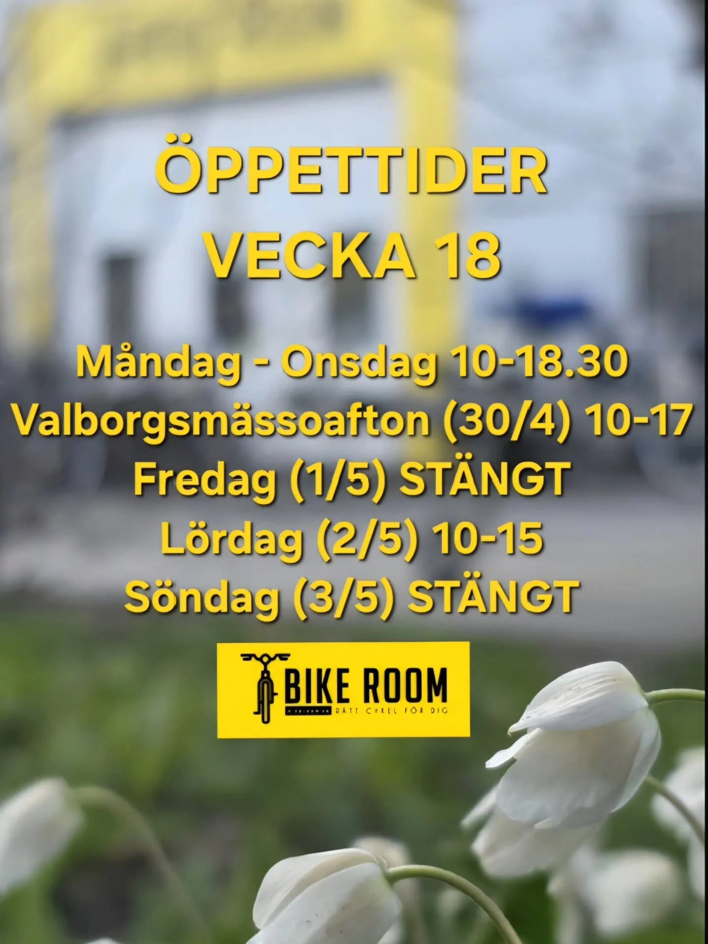 Vi p&aring; Bikeroom &ouml;nskar er en trevlig valborg med mycket cykling!
🚲
#cykelbutikT&auml;by #bikelife #cykelgl&auml;dje