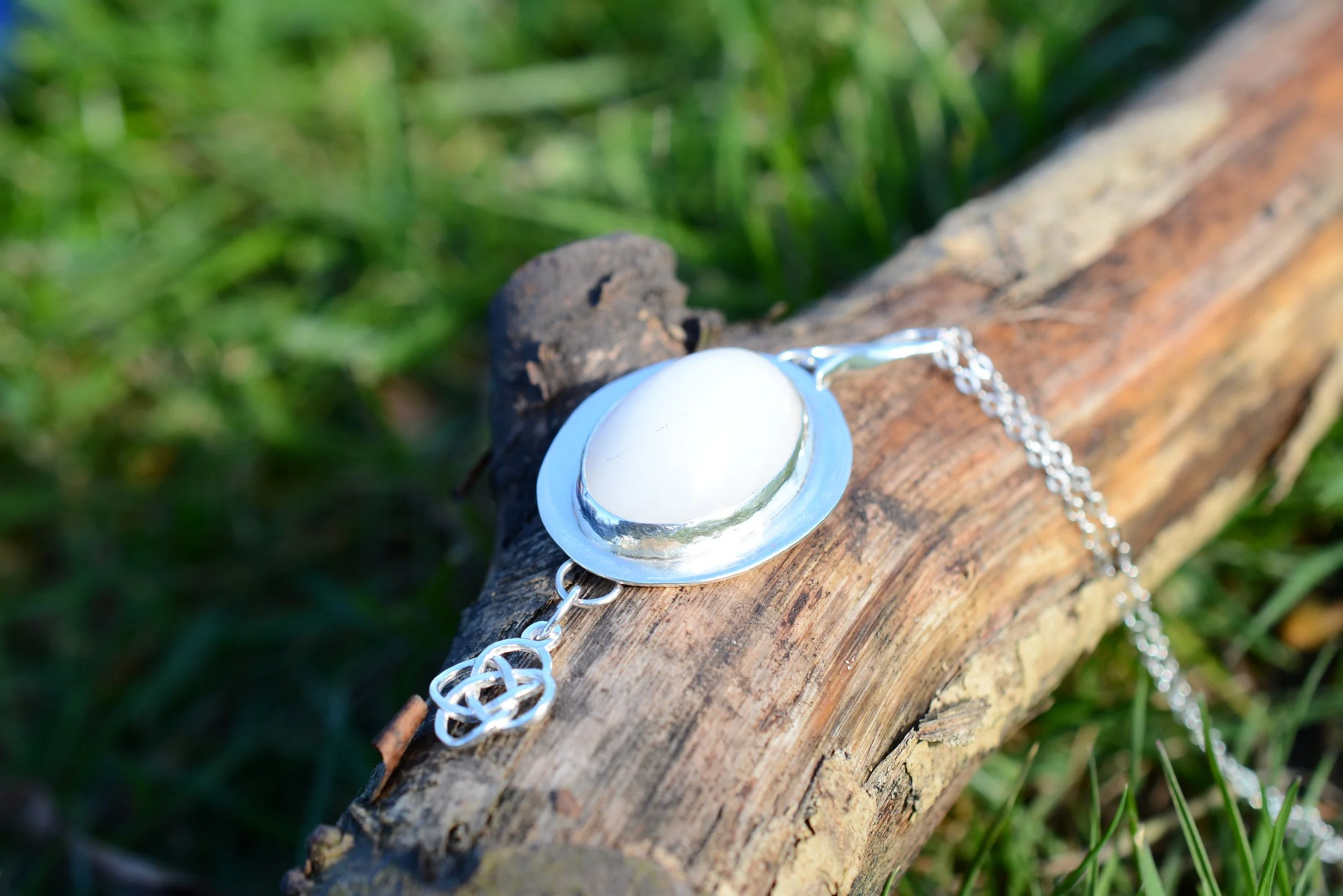 Highland Moon Quartz Silver Necklace