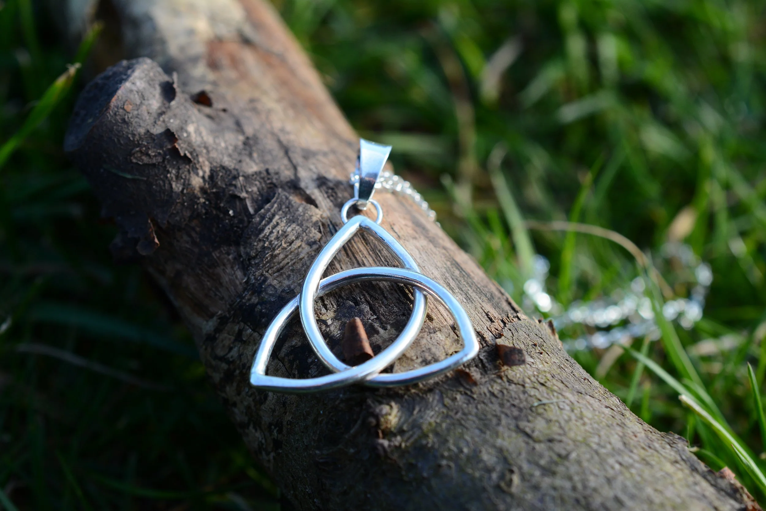 Eternal Bond Triquetra Silver Pendant