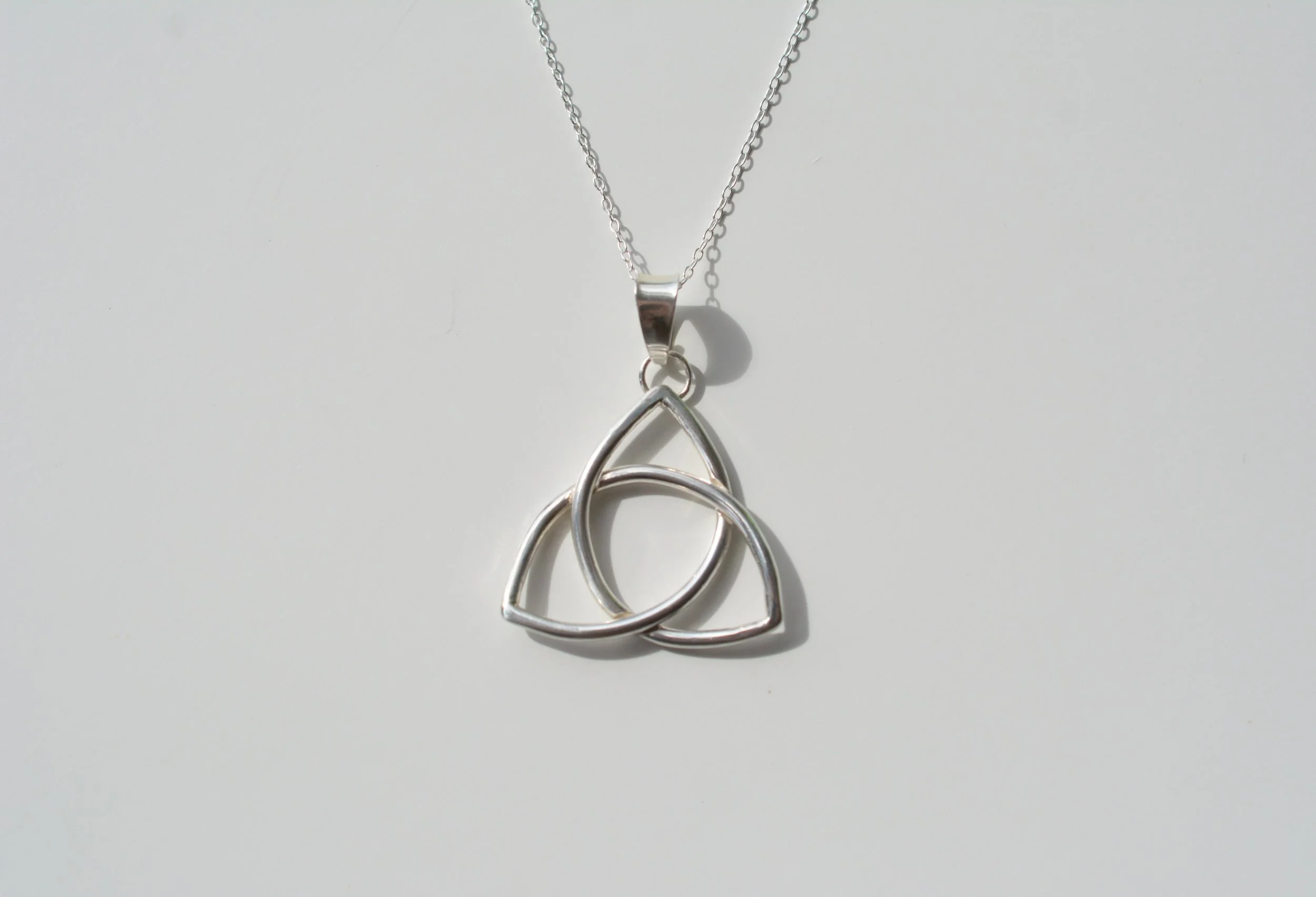Eternal Bond Triquetra Silver Pendant