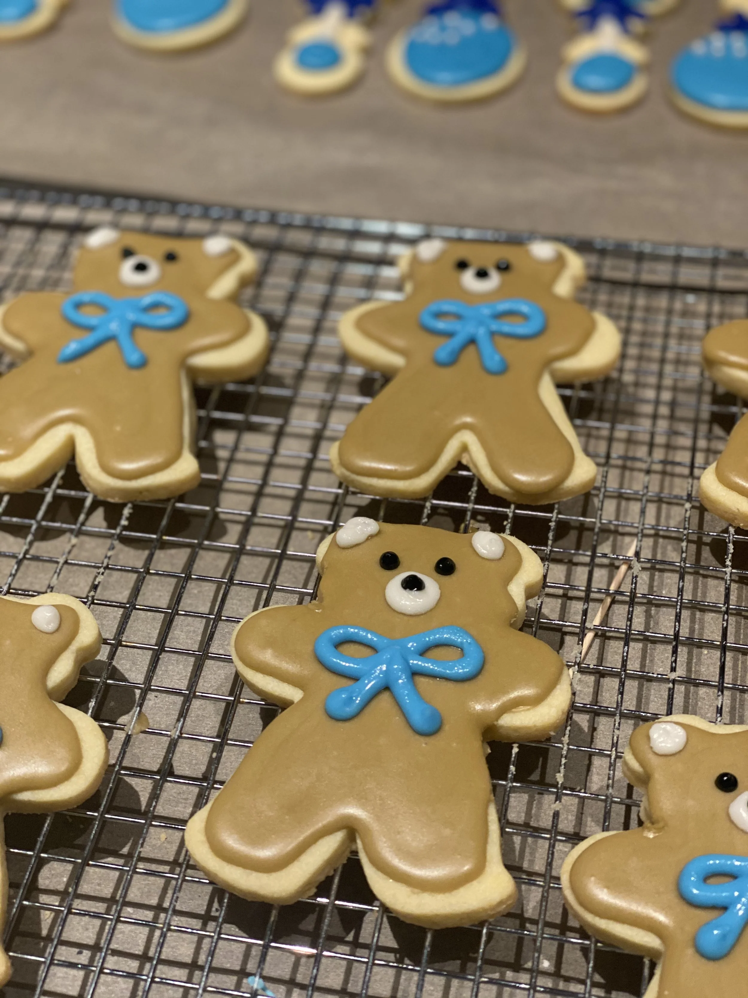 Decorated Sugar Cookies for baby Shower