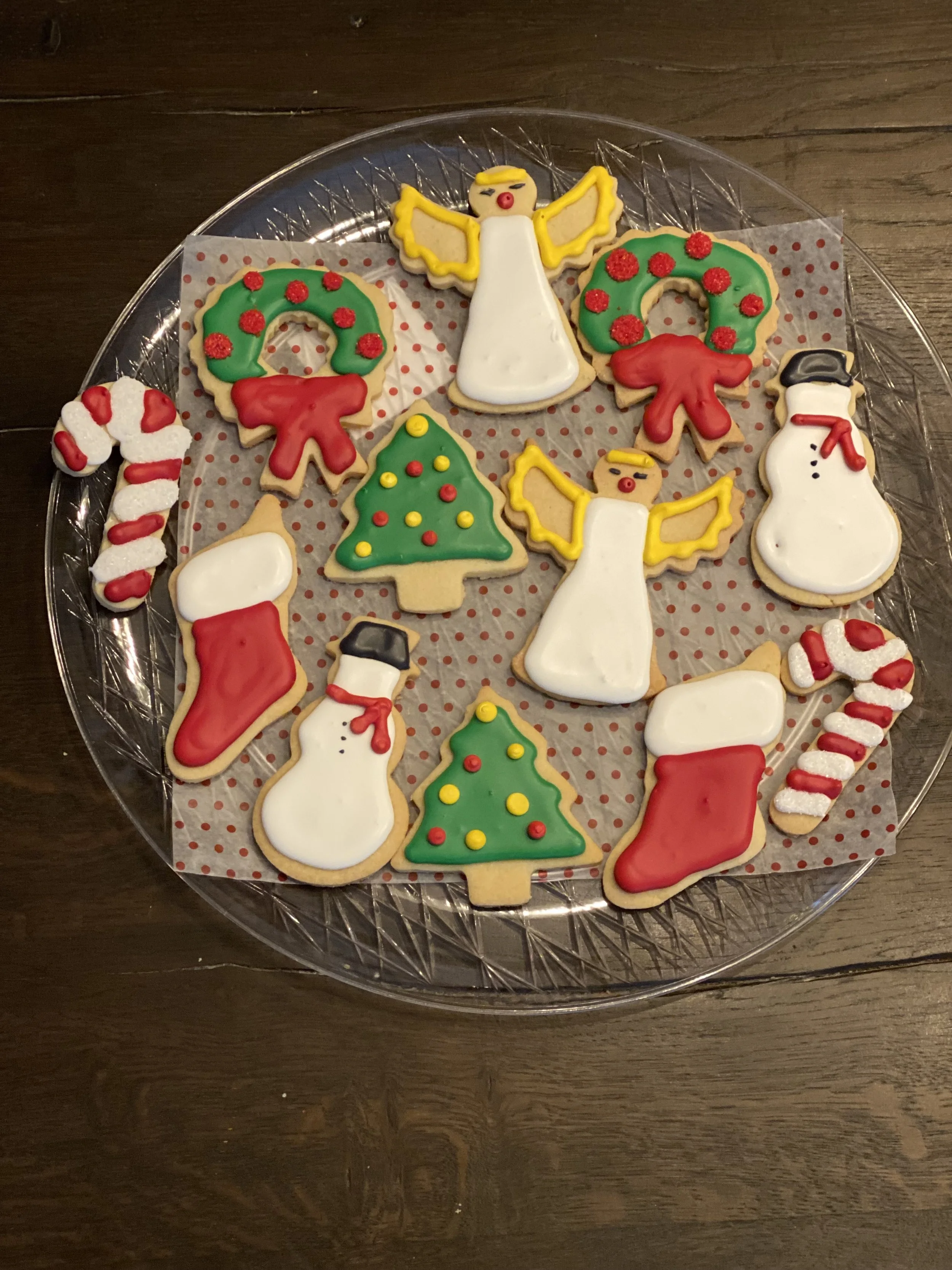 Christmas Decorated Sugar Cookies