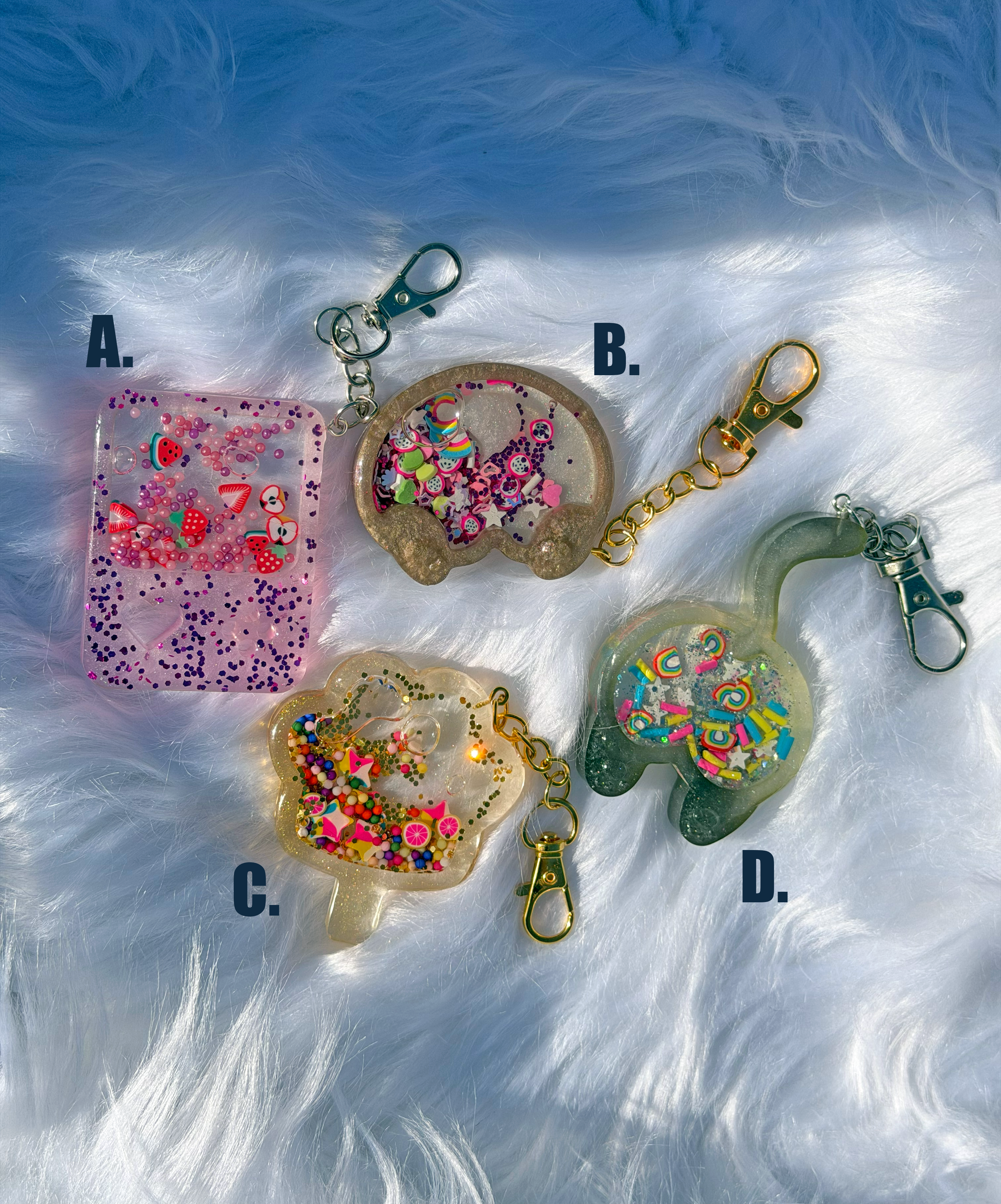 Shaker Keychains