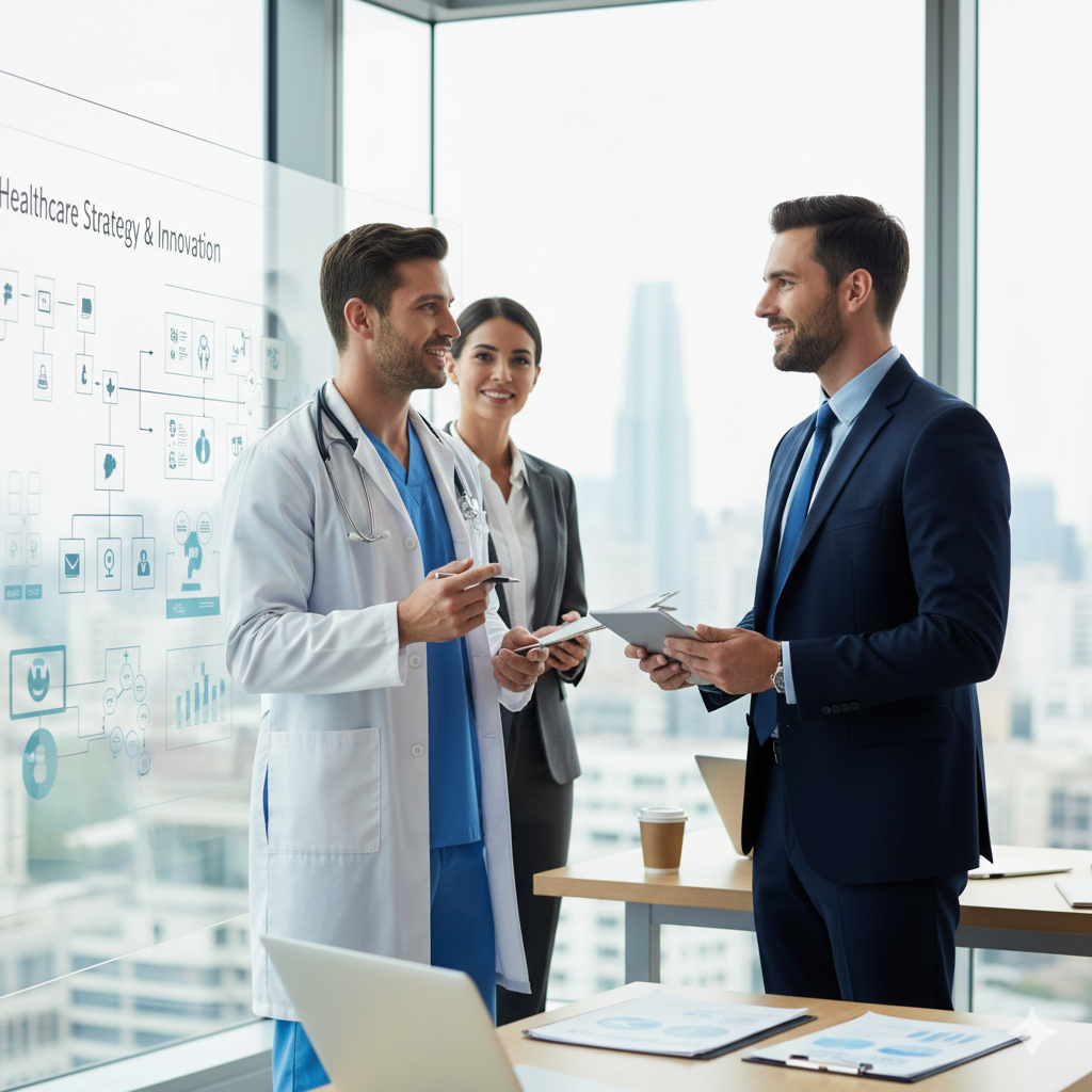 Expertos en medicina, ingeniería, negocio, tecnología y analítica