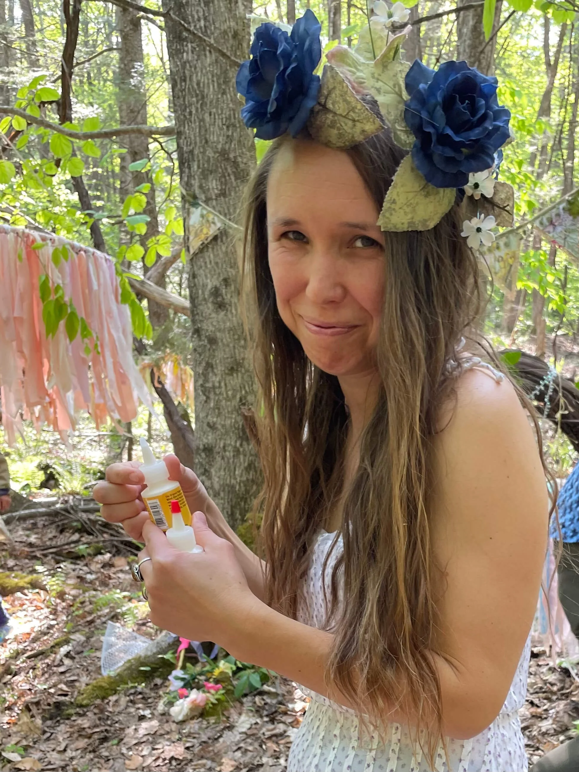 Woman in Flower Crown