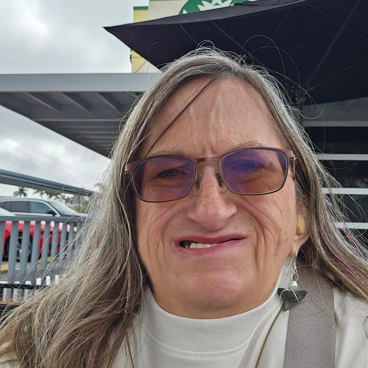 I got tinsel in my hair again! I also have 100 followers!