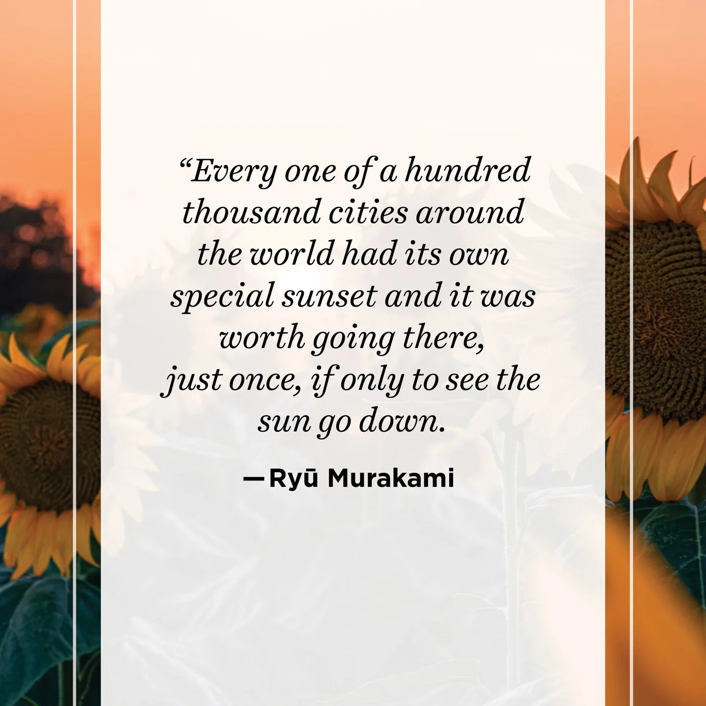 I love this quote because it is so true. I have seen such beautiful sunsets from so many places, I just couldn't resist taking pictures of them! 

I am back to writing on my Instagram! Goose and Gravy helped me revamp my website and craft my first ne