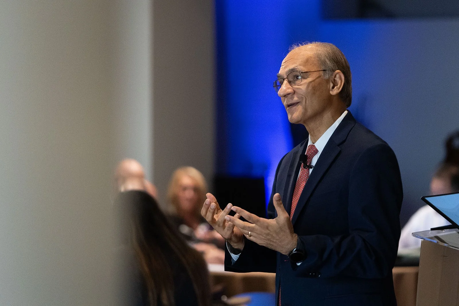 Doctor presenting at a San Diego Convention