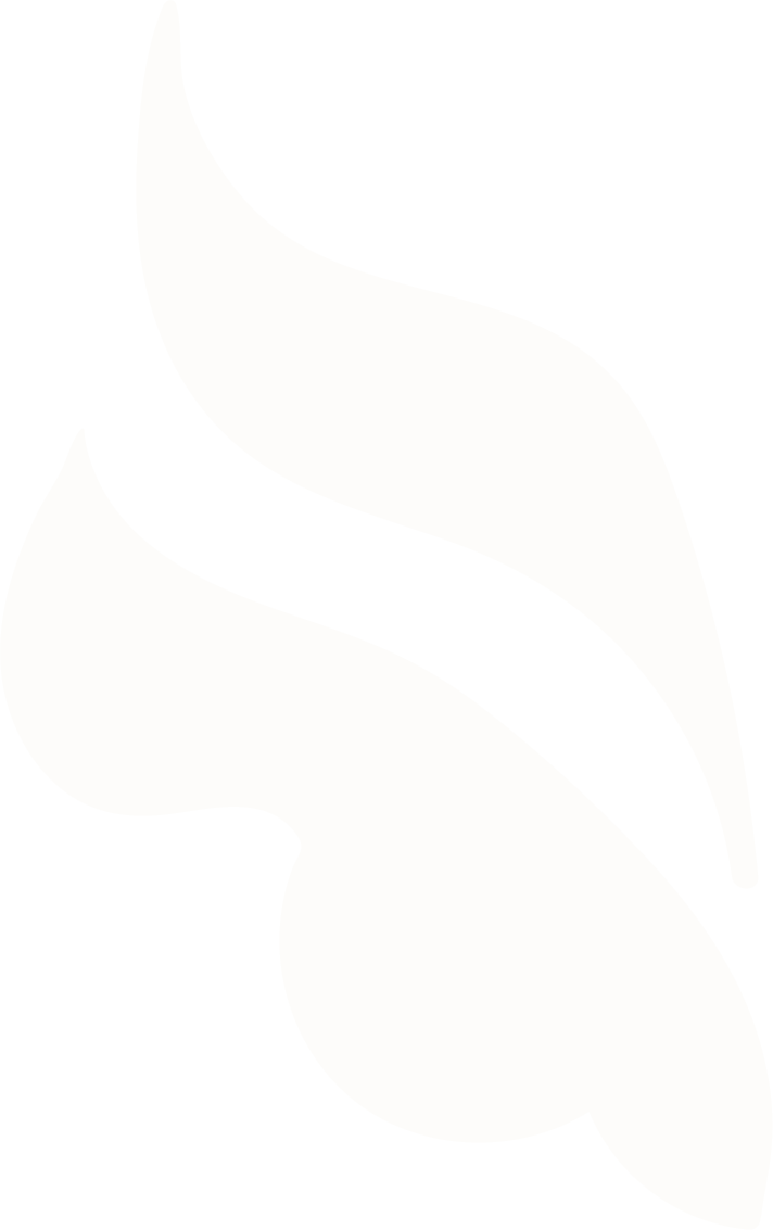 Cream wing piece of logo