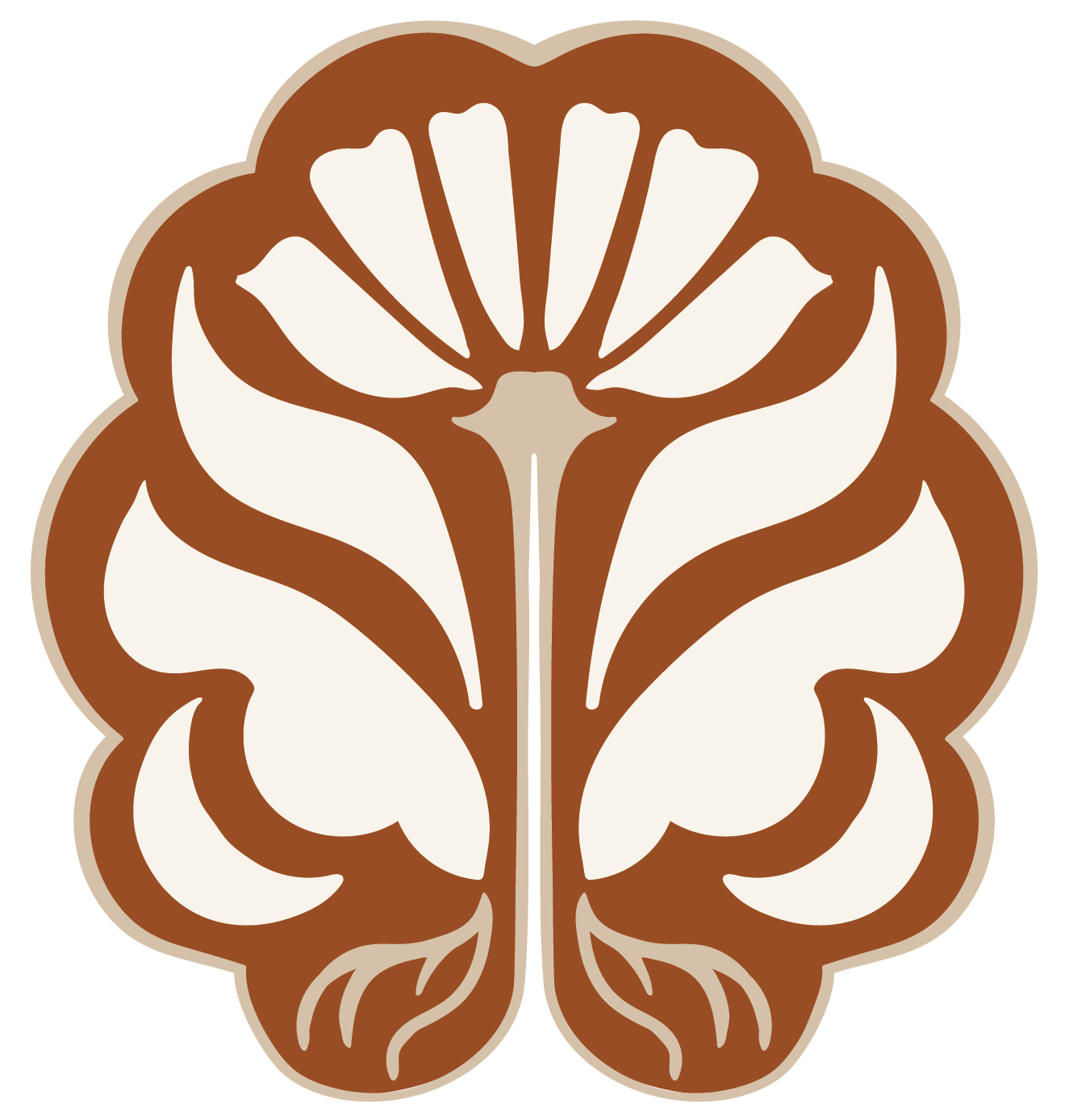 PurelyNurtured logo stamp icon of flower