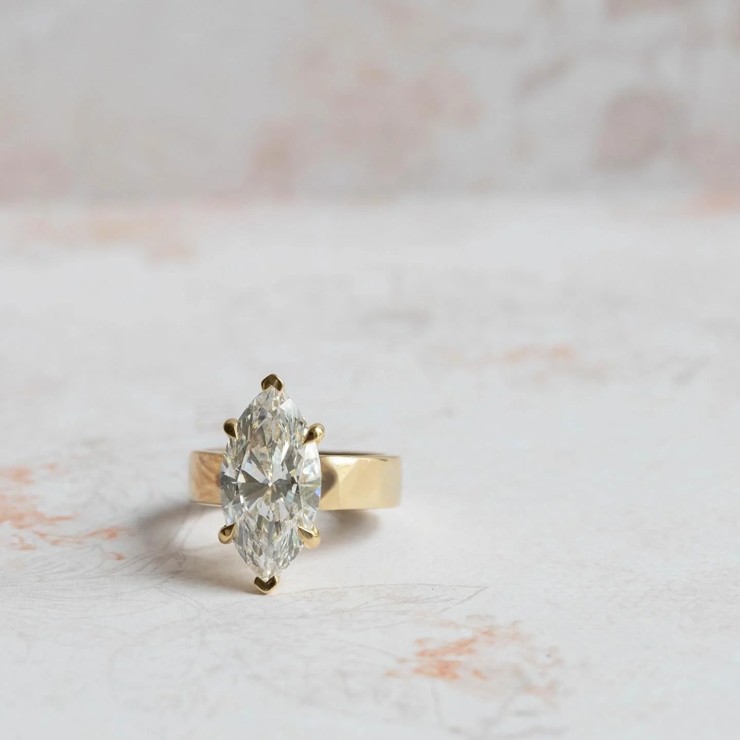 The ultimate engagement ring ✨

Megan told me not to let him leave without a fat rock and fat band, no exceptions 🤷&zwj;♀️

[marquise engagement ring, marquise diamond ring, marquise diamond ]