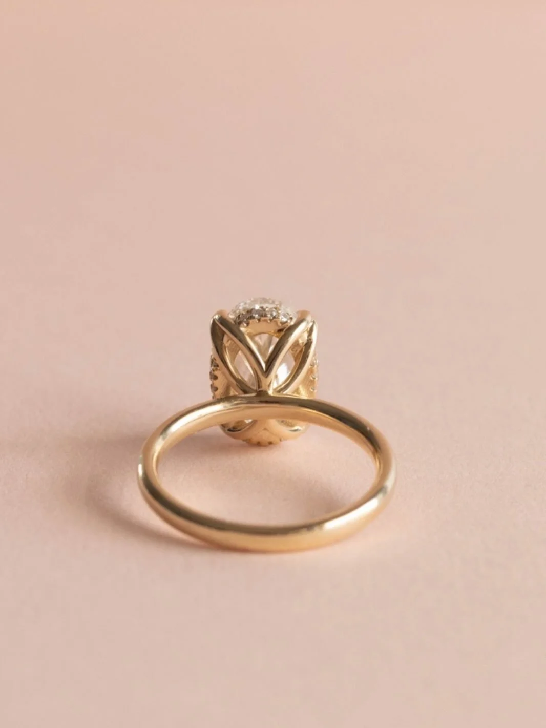 I don&rsquo;t want to be dramatic but I would die for this oval 🪦

[oval diamond ring, floral basket, tulip basket, oval diamond hidden halo]