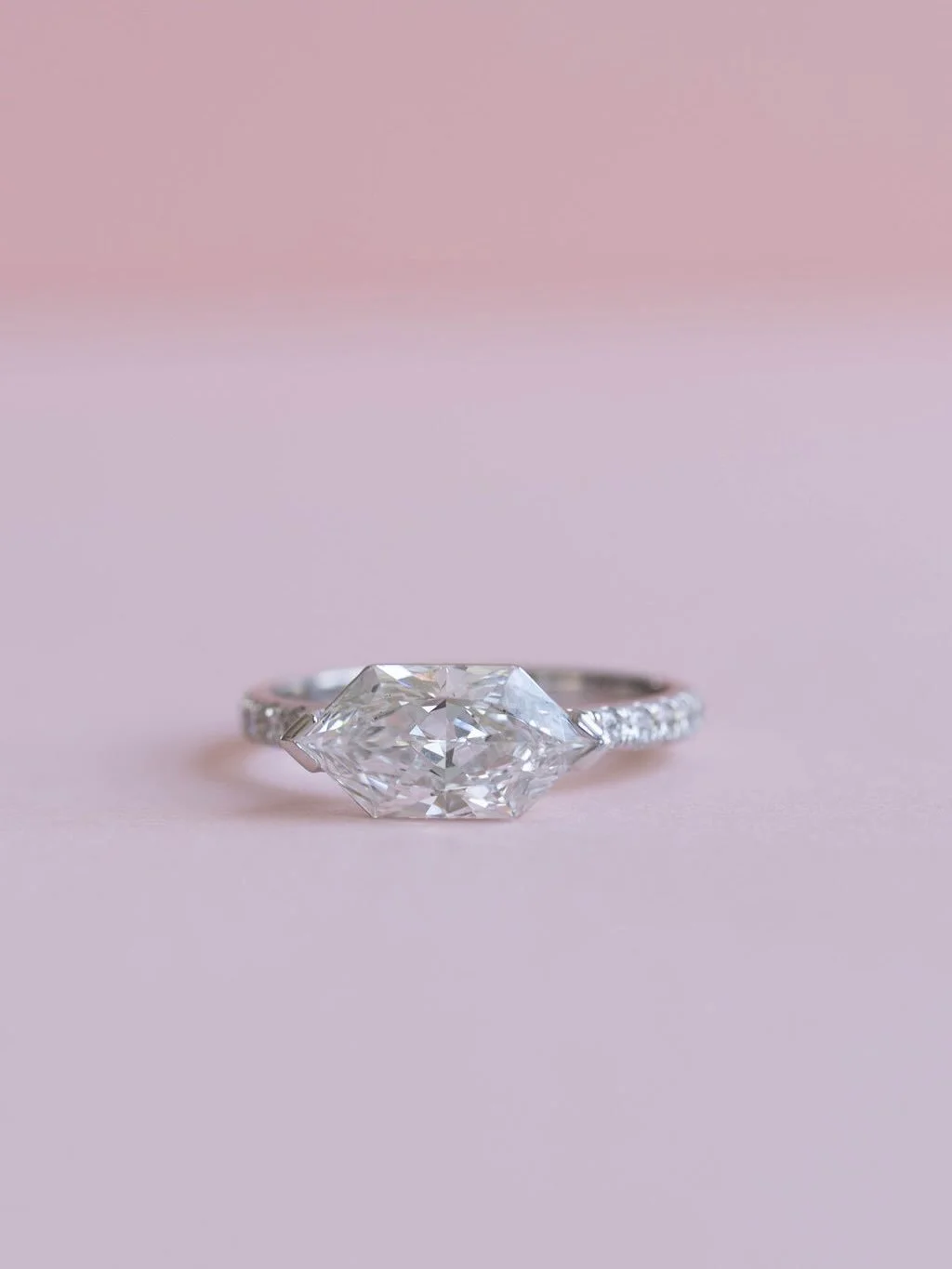 This is her emotional support rock ✨

2.3 🥕 &bull; half bezel &bull; half pave 

[dutch marquise, half bezel ring, Dutch marquise diamond ring, half bezel engagement ring, Dutch marquise diamond]