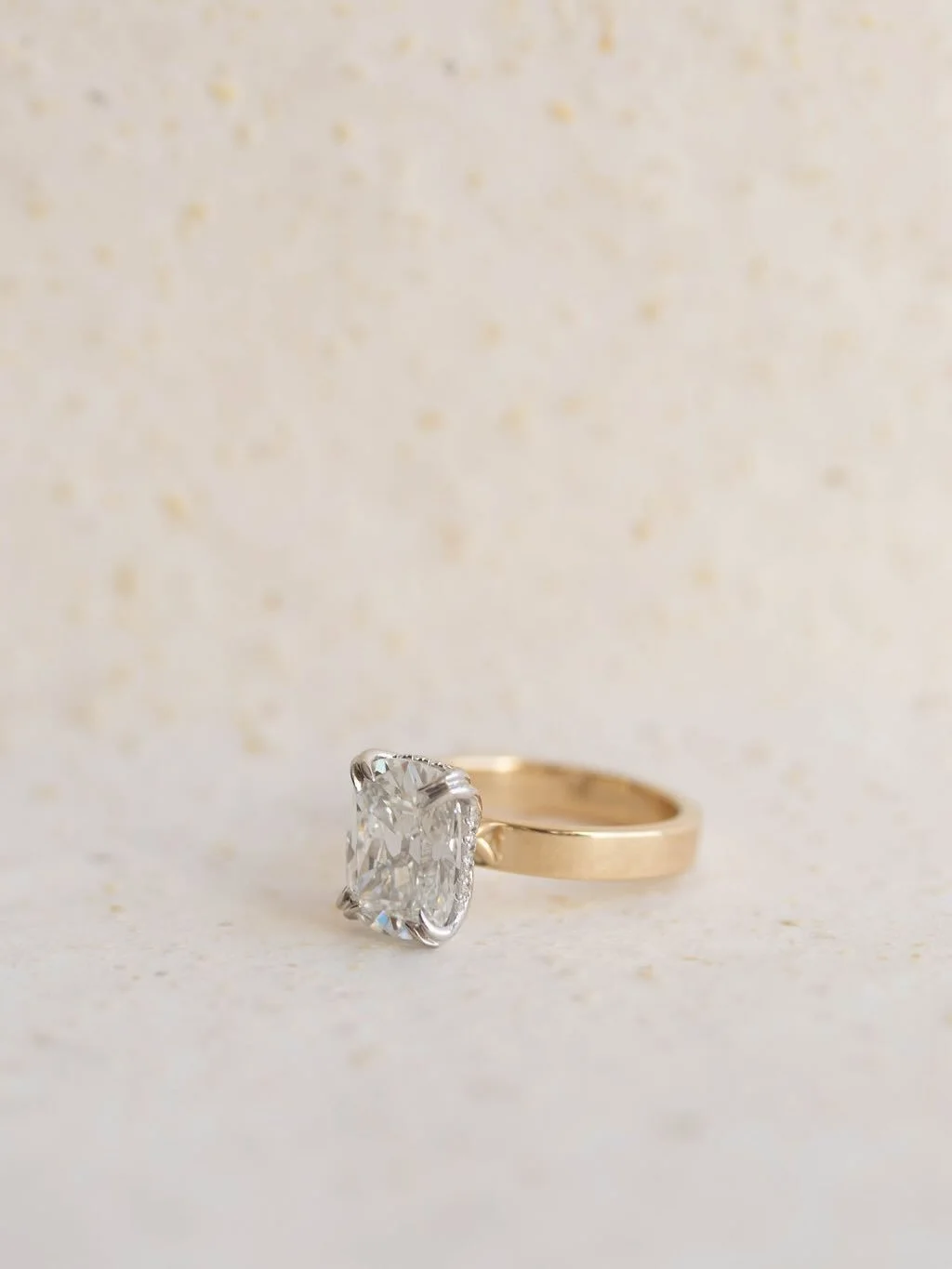 Less talk, more rock 🪨

Antique diamond &bull; dbl claw prongs &bull; hidden halo &bull; flat band

[clh diamonds, antique cushion diamond, antique cushion diamond ring, dbl claw prongs, elongated cushion]

clhdiamondspecialist.com ✨