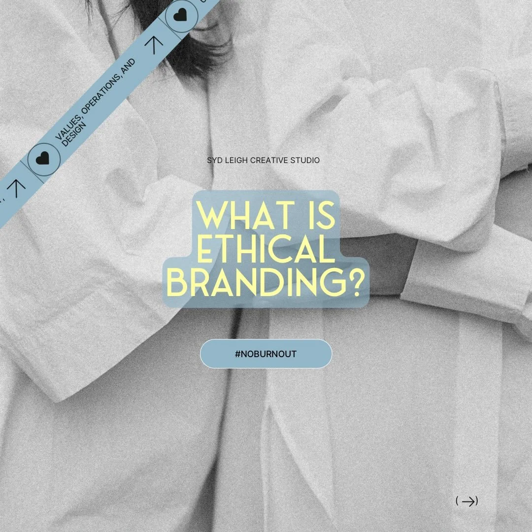 What&rsquo;s the difference between ethical branding vs traditional branding? 

Traditional branding focuses on visibility and aesthetics first often prioritizing scaling as quickly as possible. 

Ethical branding starts with values, capacity, and sy