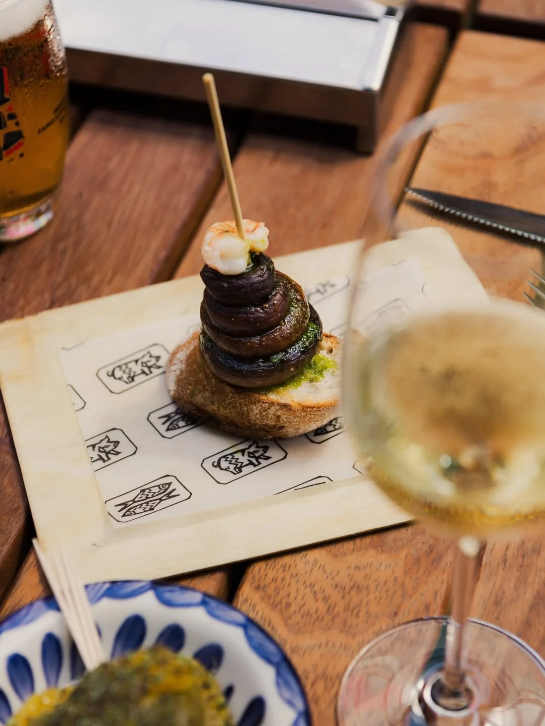 Simple pleasures, a spot on the terrace with a glass of Fino