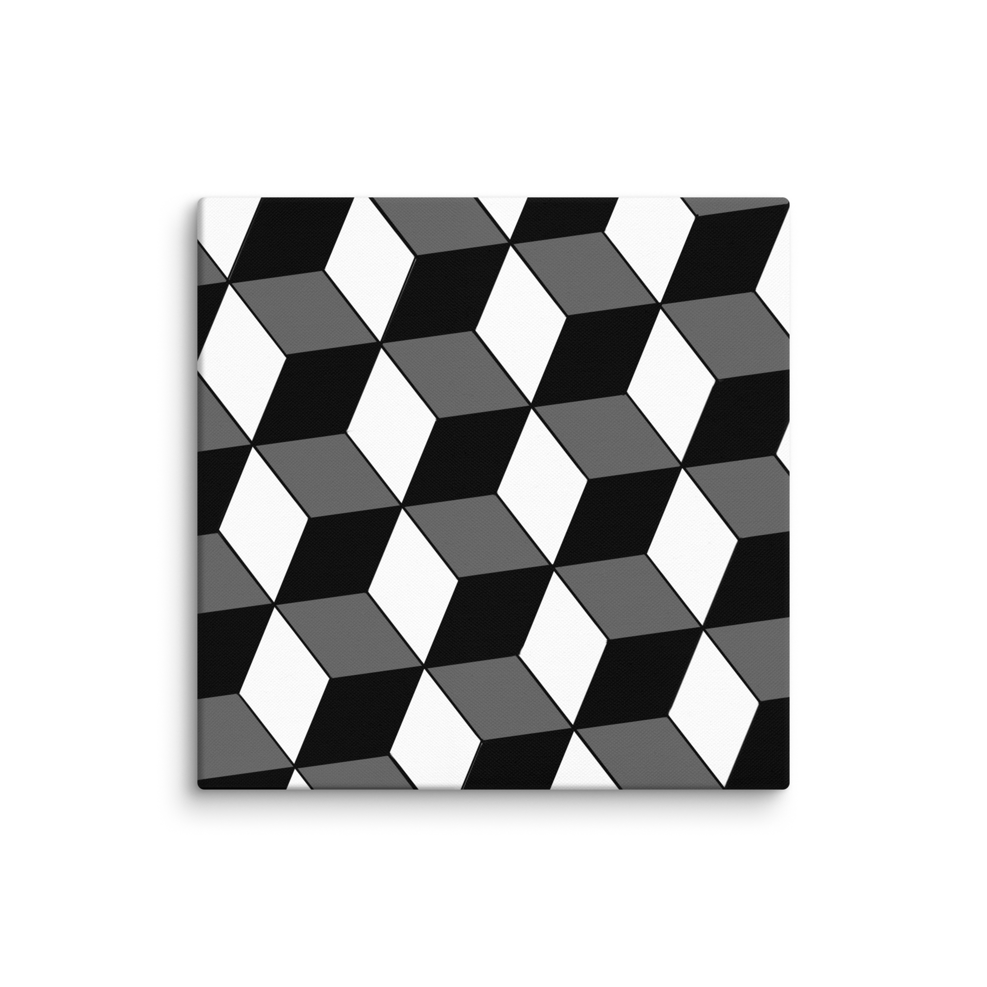 Cubes in motion - Canvas print