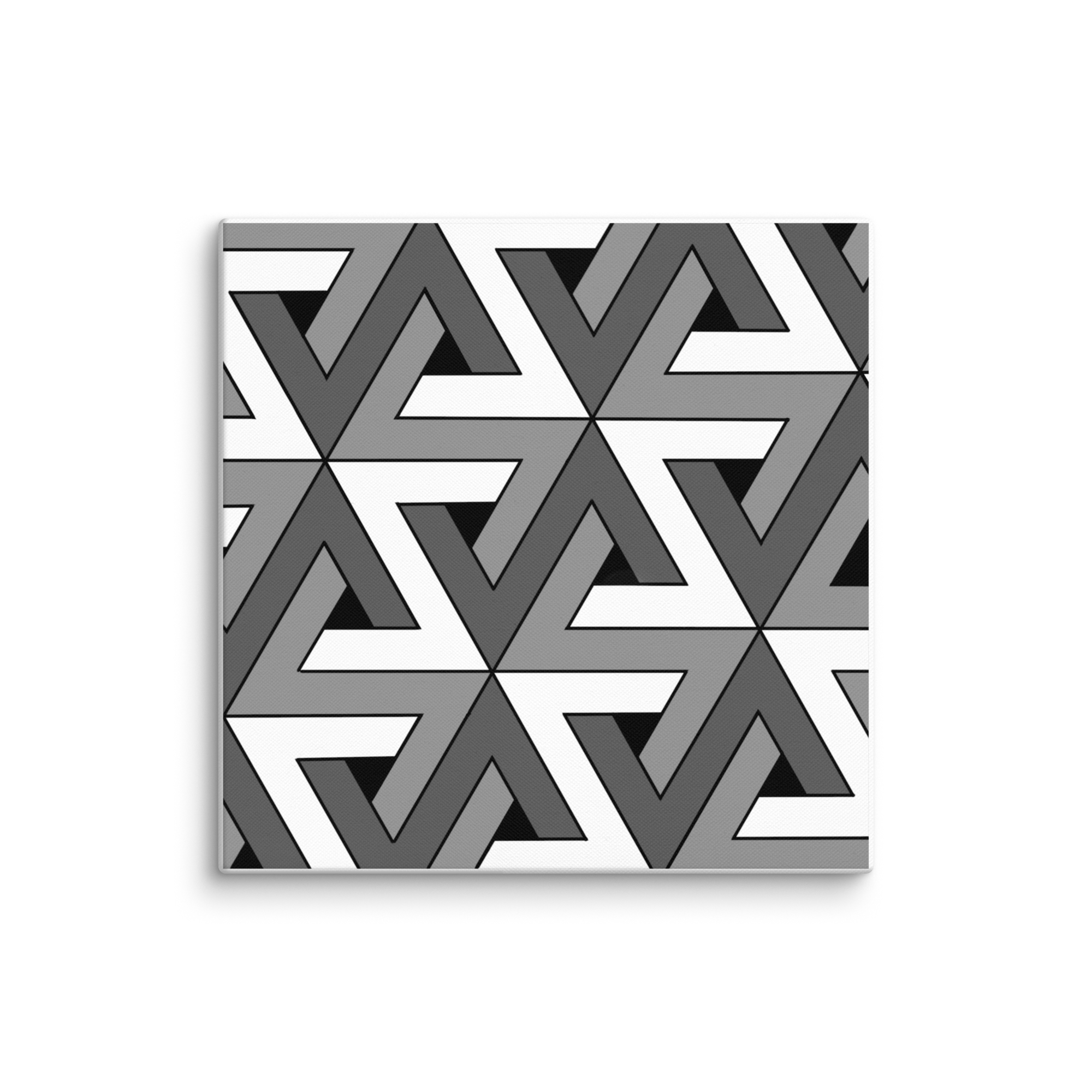 Penrose Triangles - Canvas Print