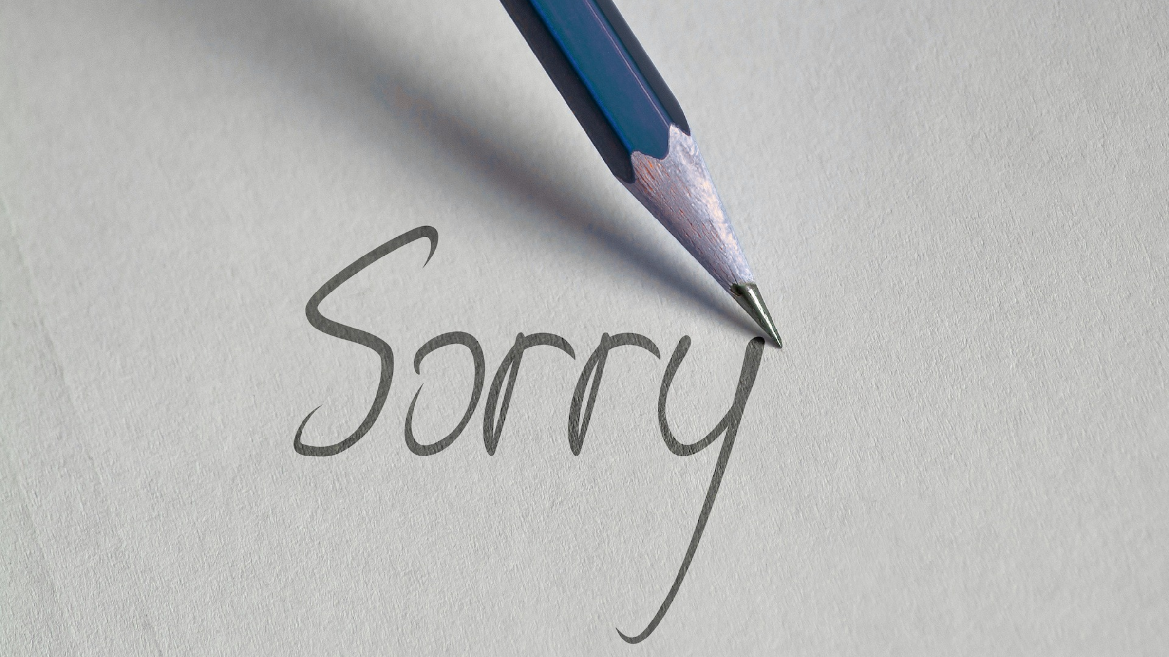 The non-apology is out.