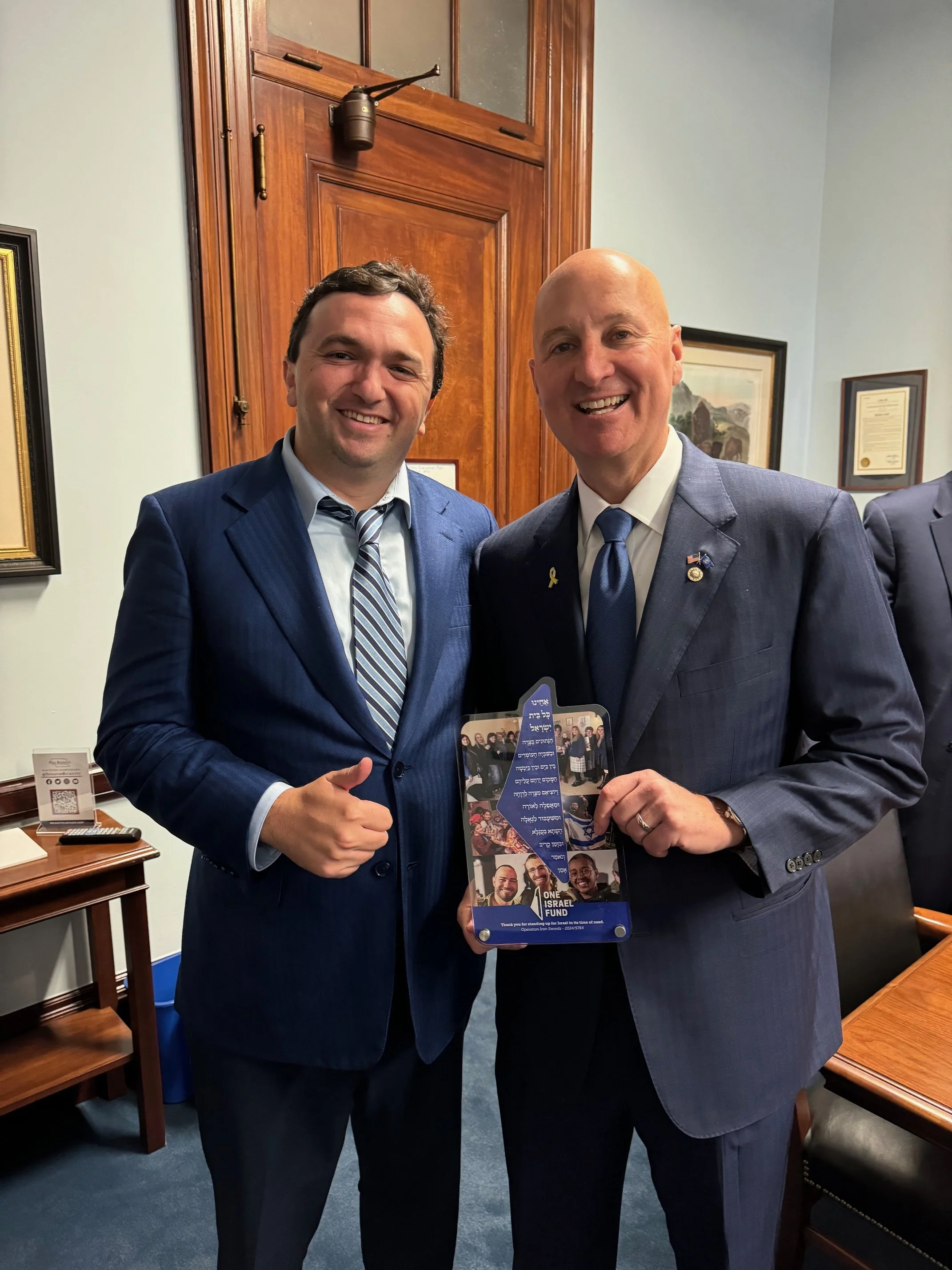 Pictured with Senator Ricketts of Nebraska
