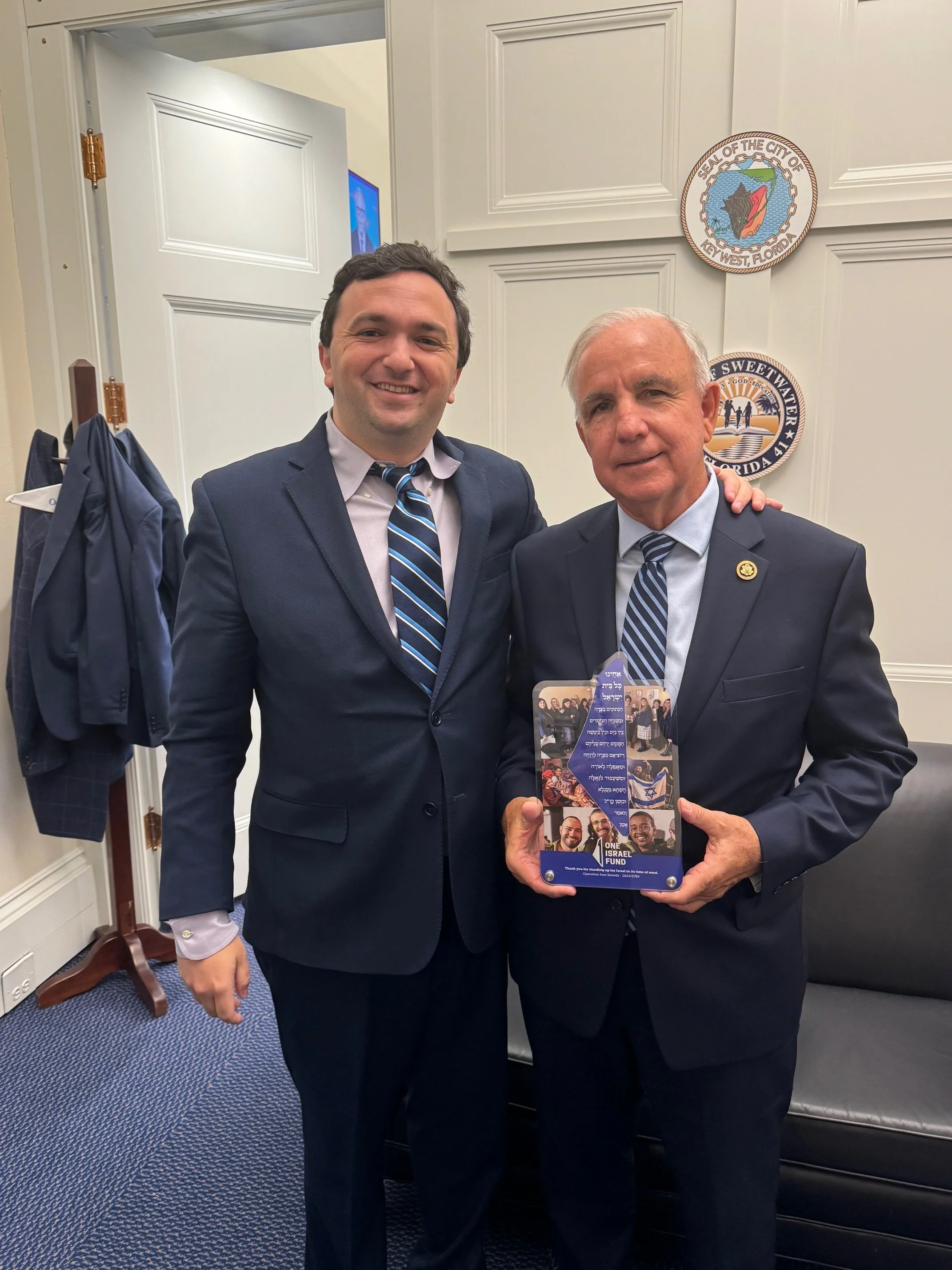 With Congressman Carlos Gimenez