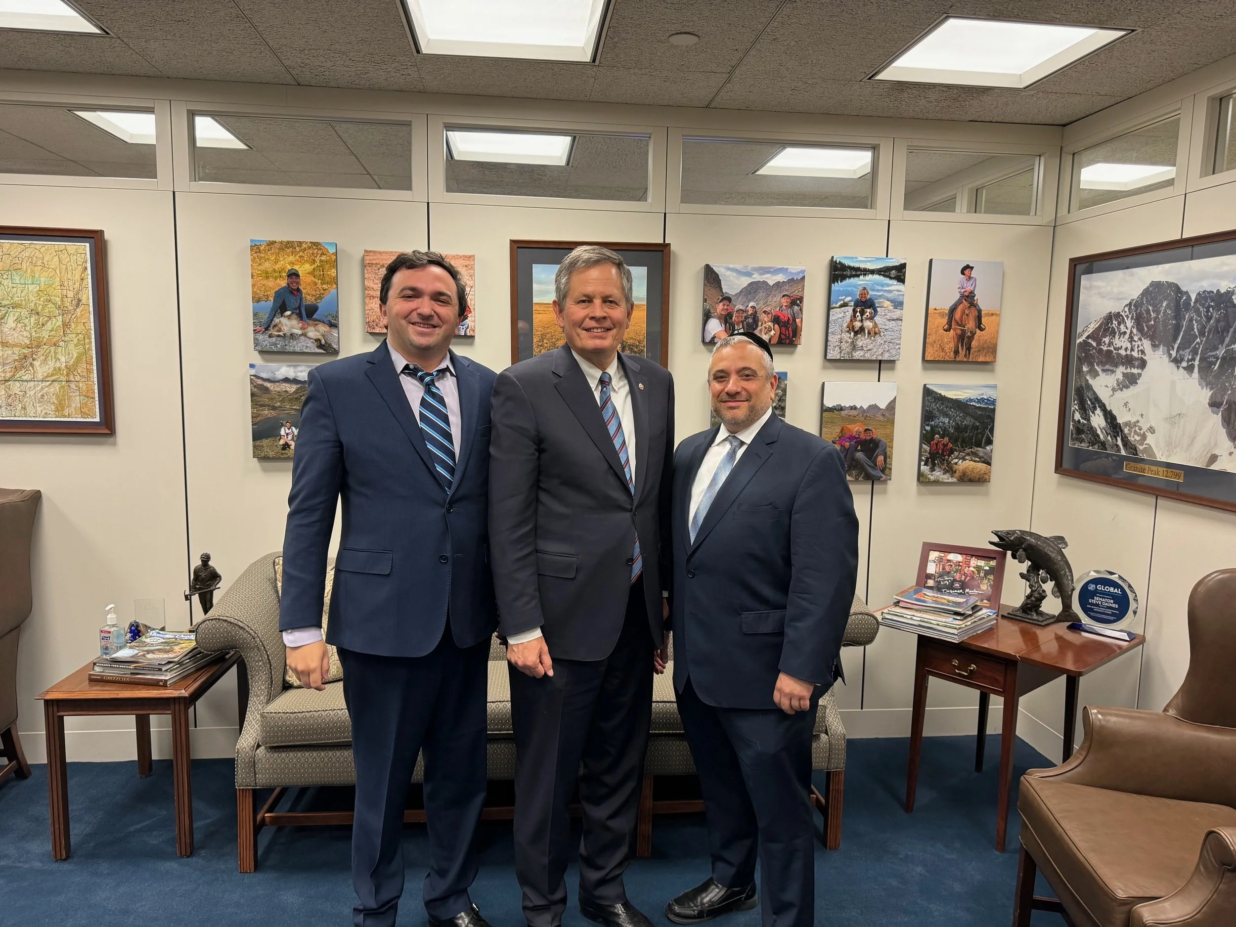 With Senator Steve Daines