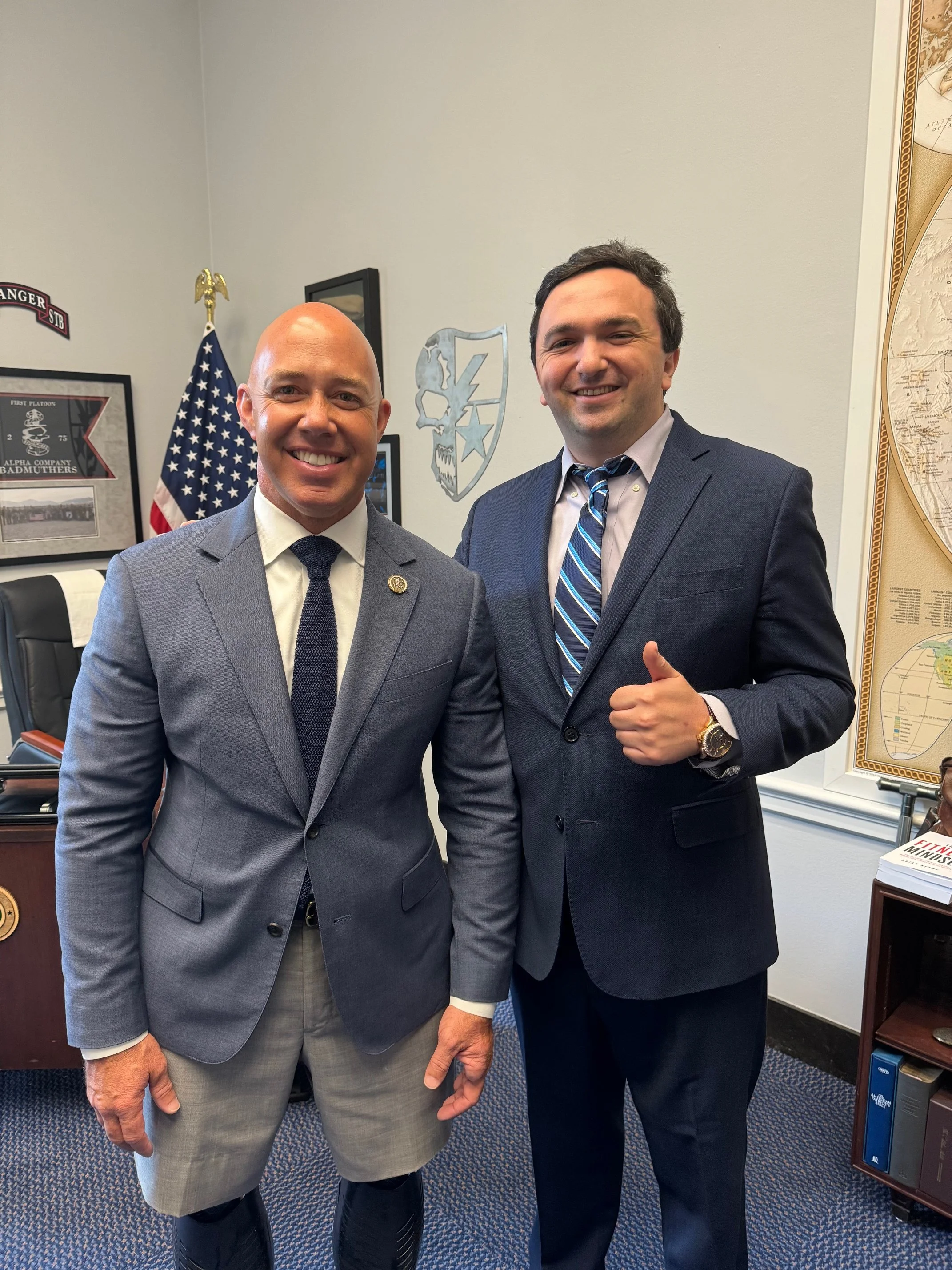 With Congressman Brian Mast, Chair of the House Foreign Affairs Committee