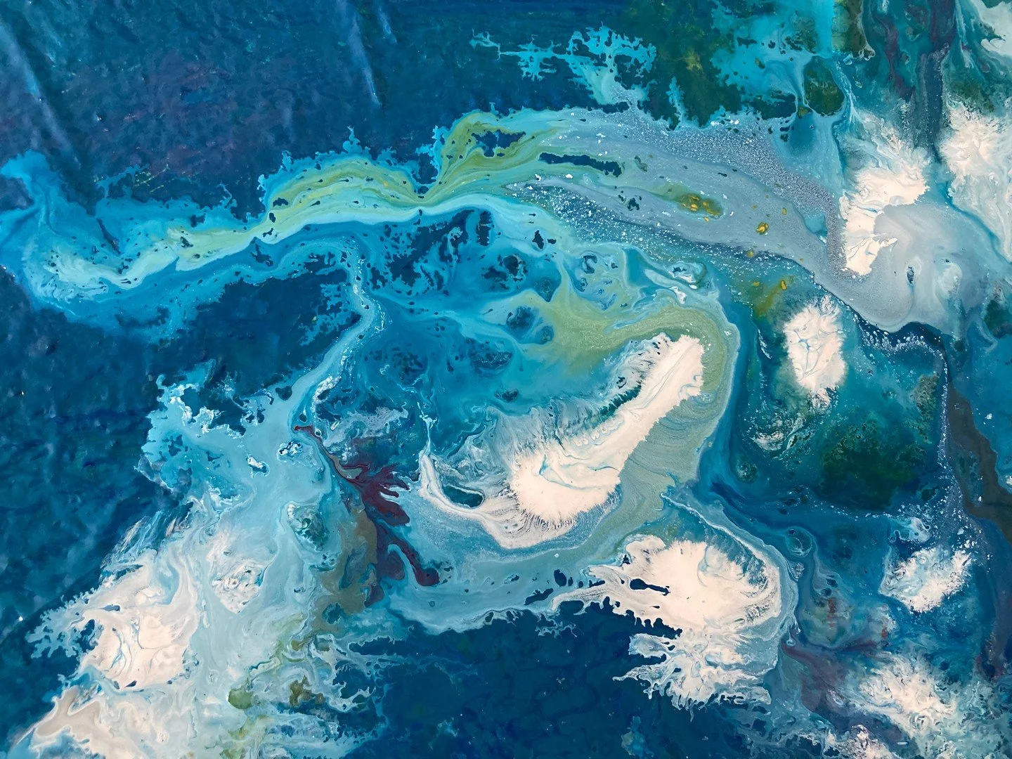 Snow is here...

I realize some days I paint the weather subconsciously.