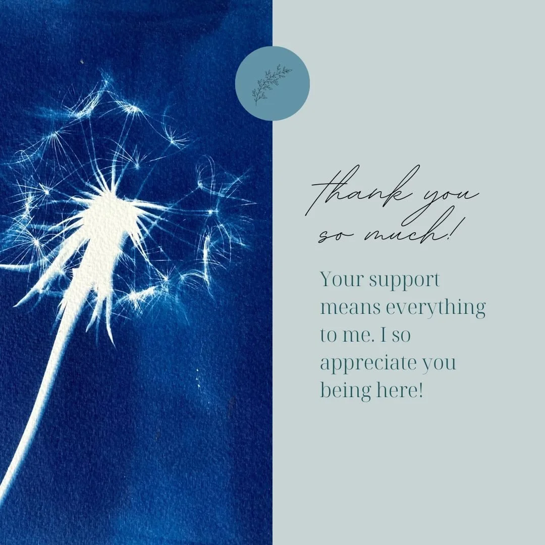 Gratitude is something that I struggle with...along with many other things of course!

But really, thank you to anyone who follows my little art journey and offers support. It motivates me to keep creating beautiful things and spreading joy.