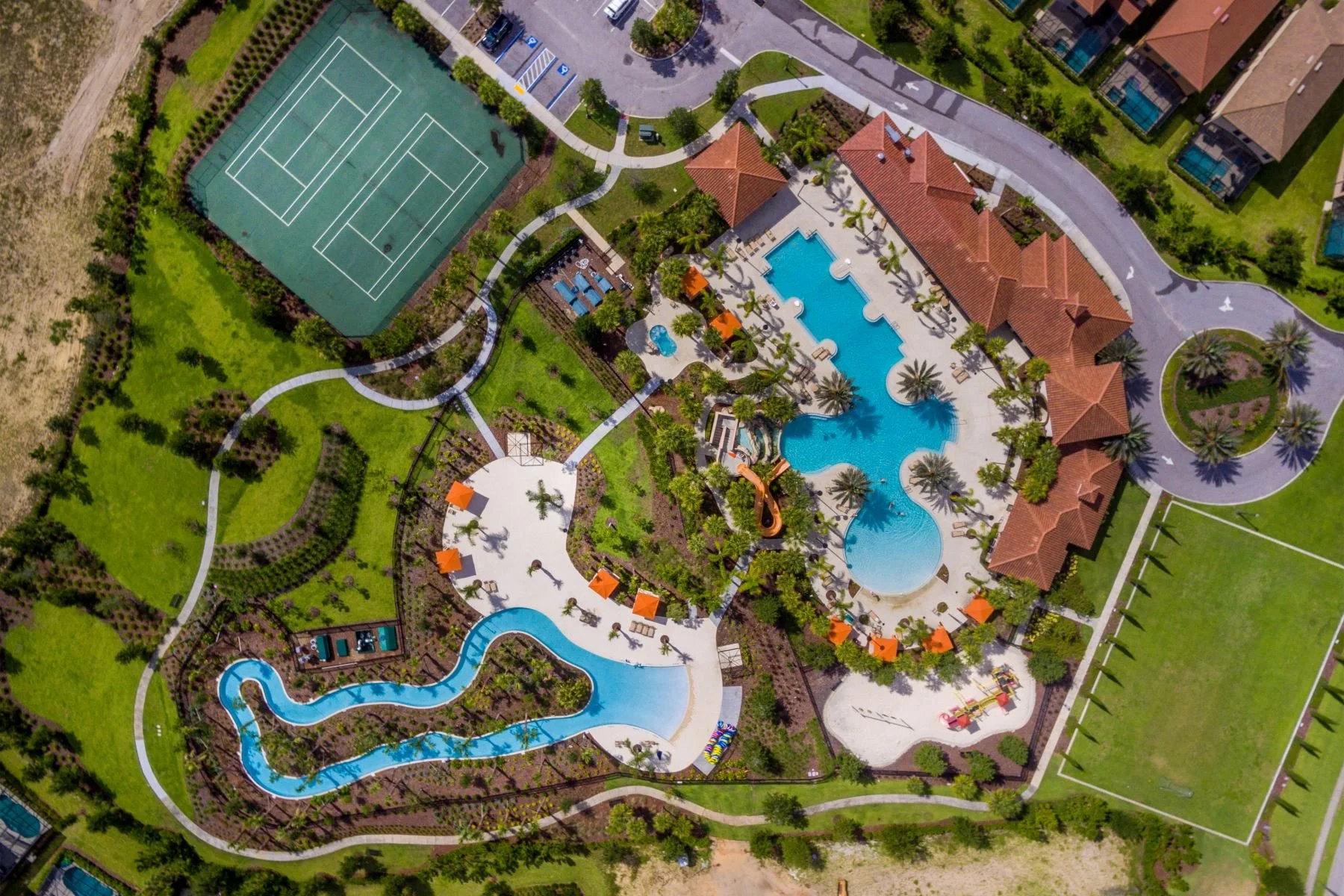 Aerial photo of Solterra Resort