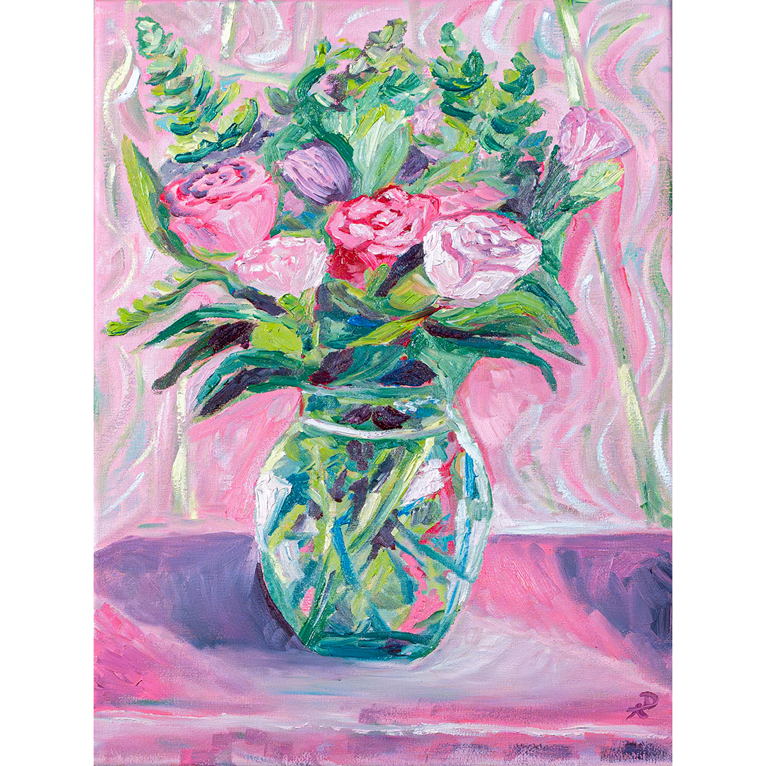 Bubblegum Peony Blooms Print