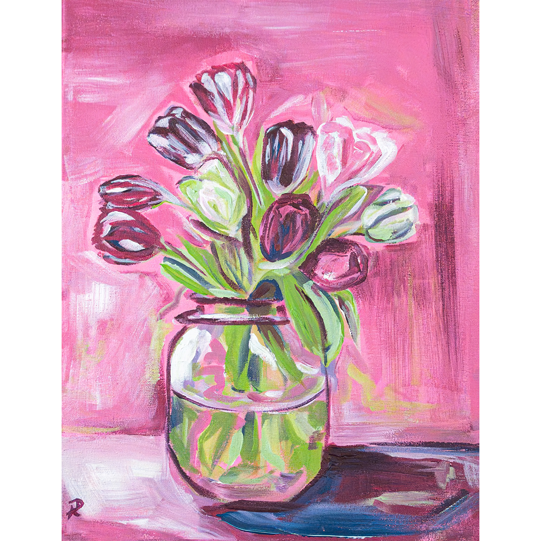 Romantic Tulips Print