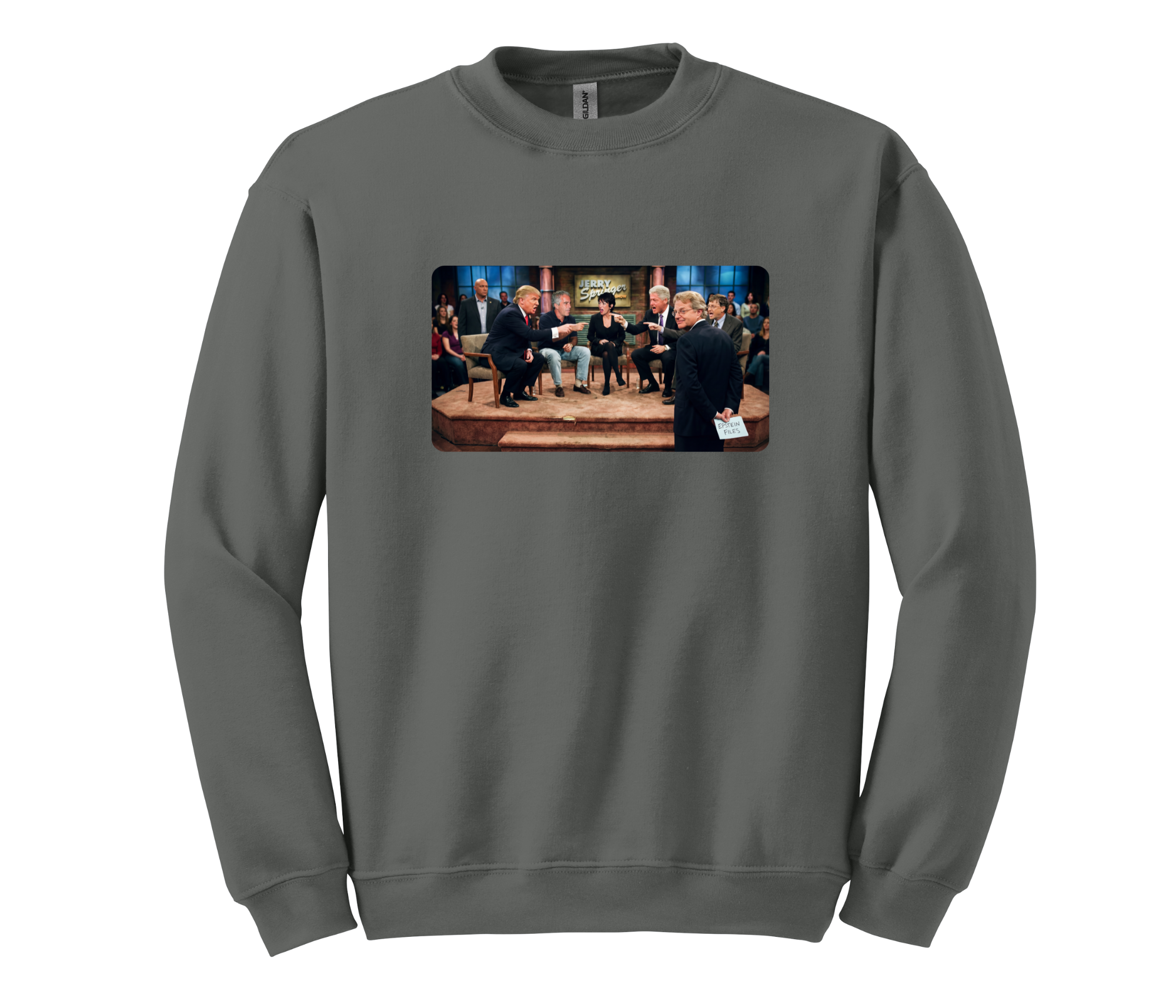 4 Island Boys, a Girl, and a Pizza Place Crewneck