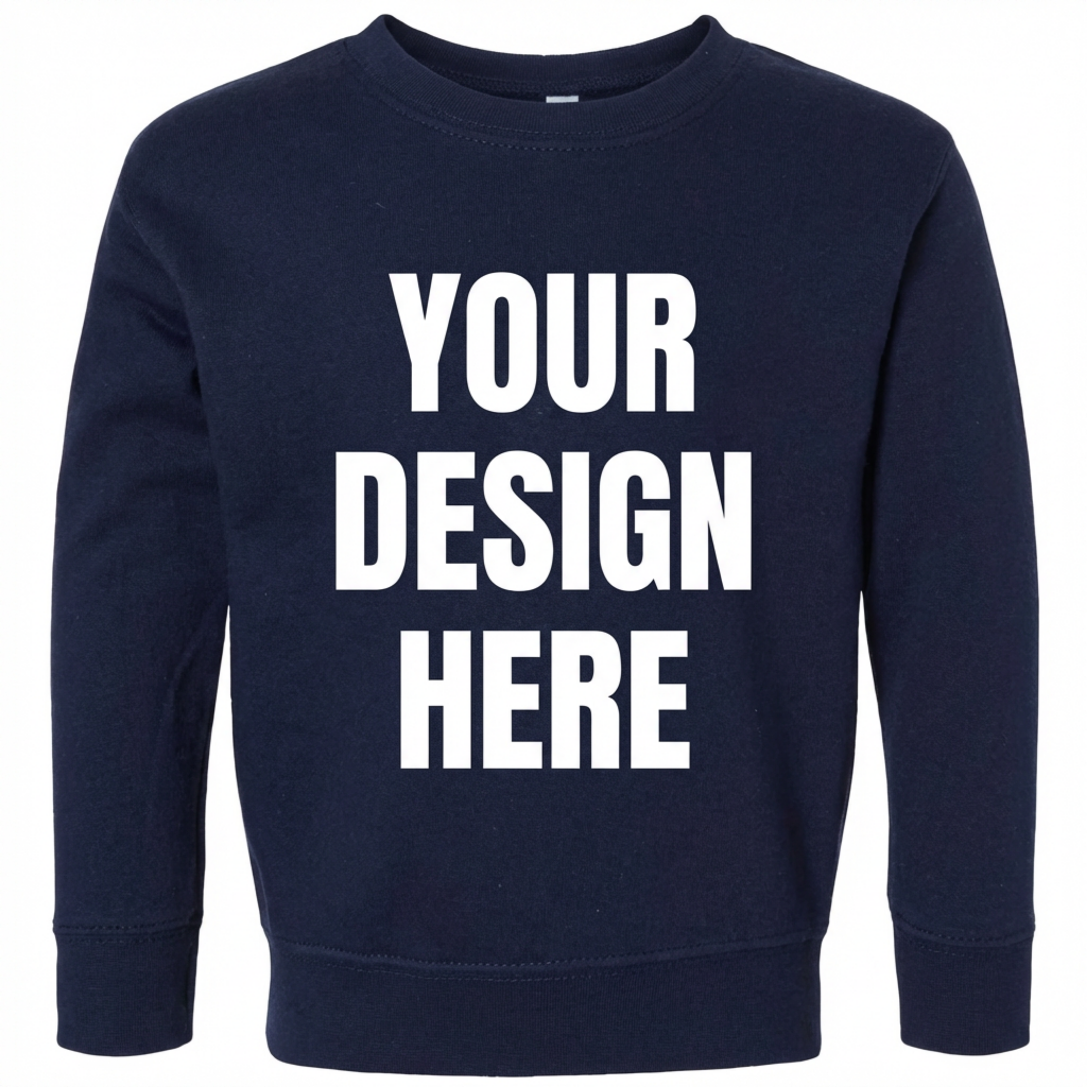 Custom Toddler Fleece Crewneck Sweatshirt