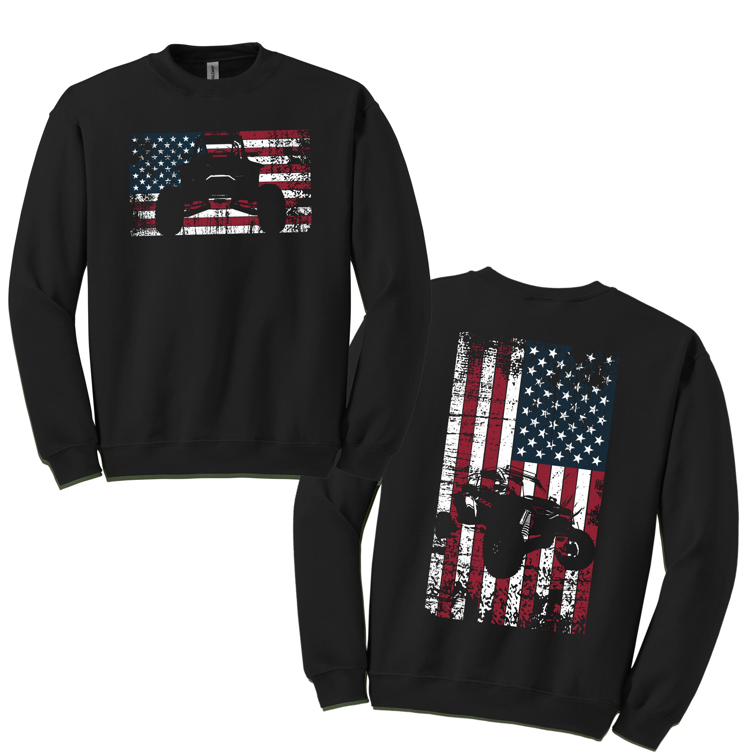 RZR-American Flag Crewneck