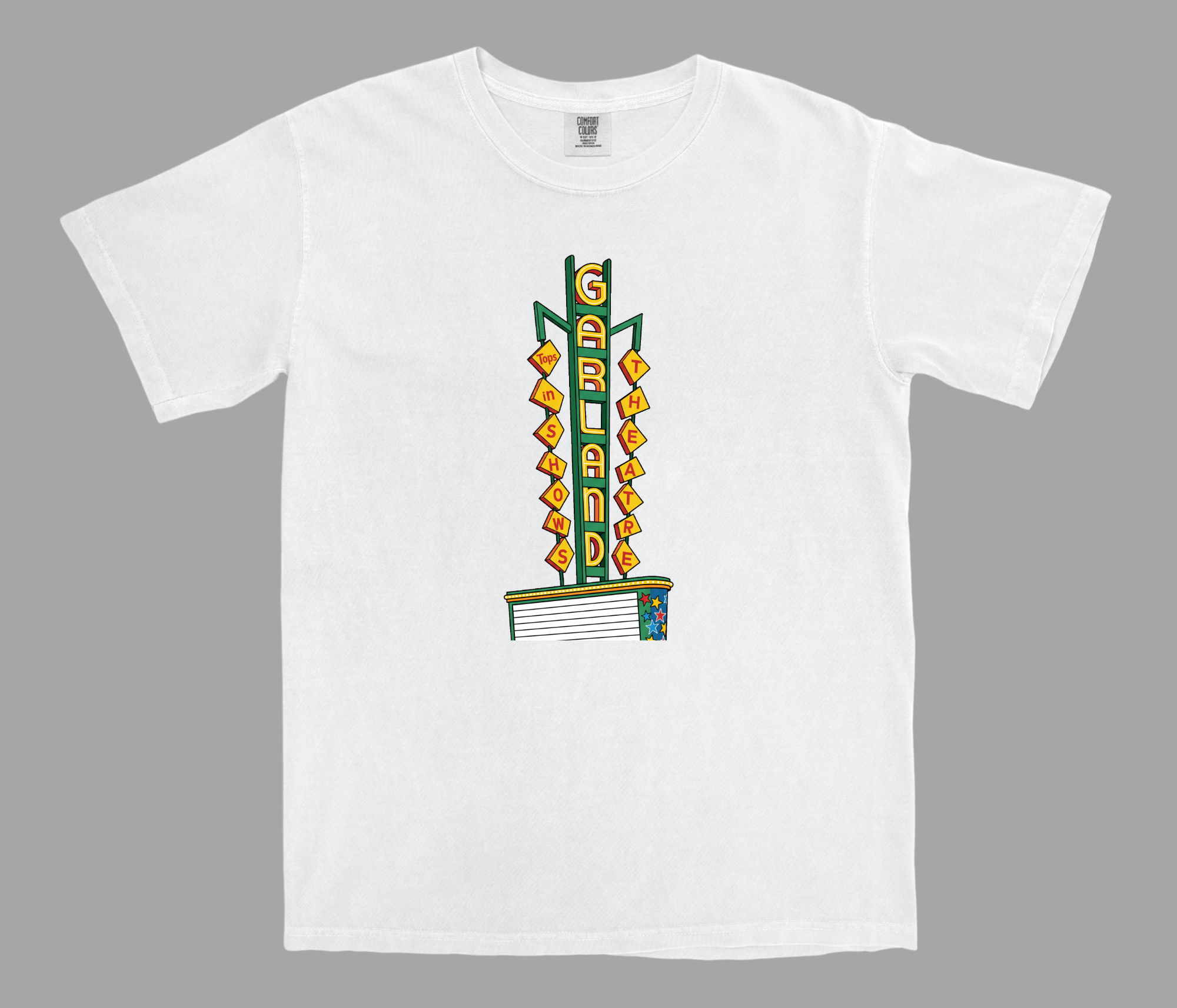 Garland  white tee.png