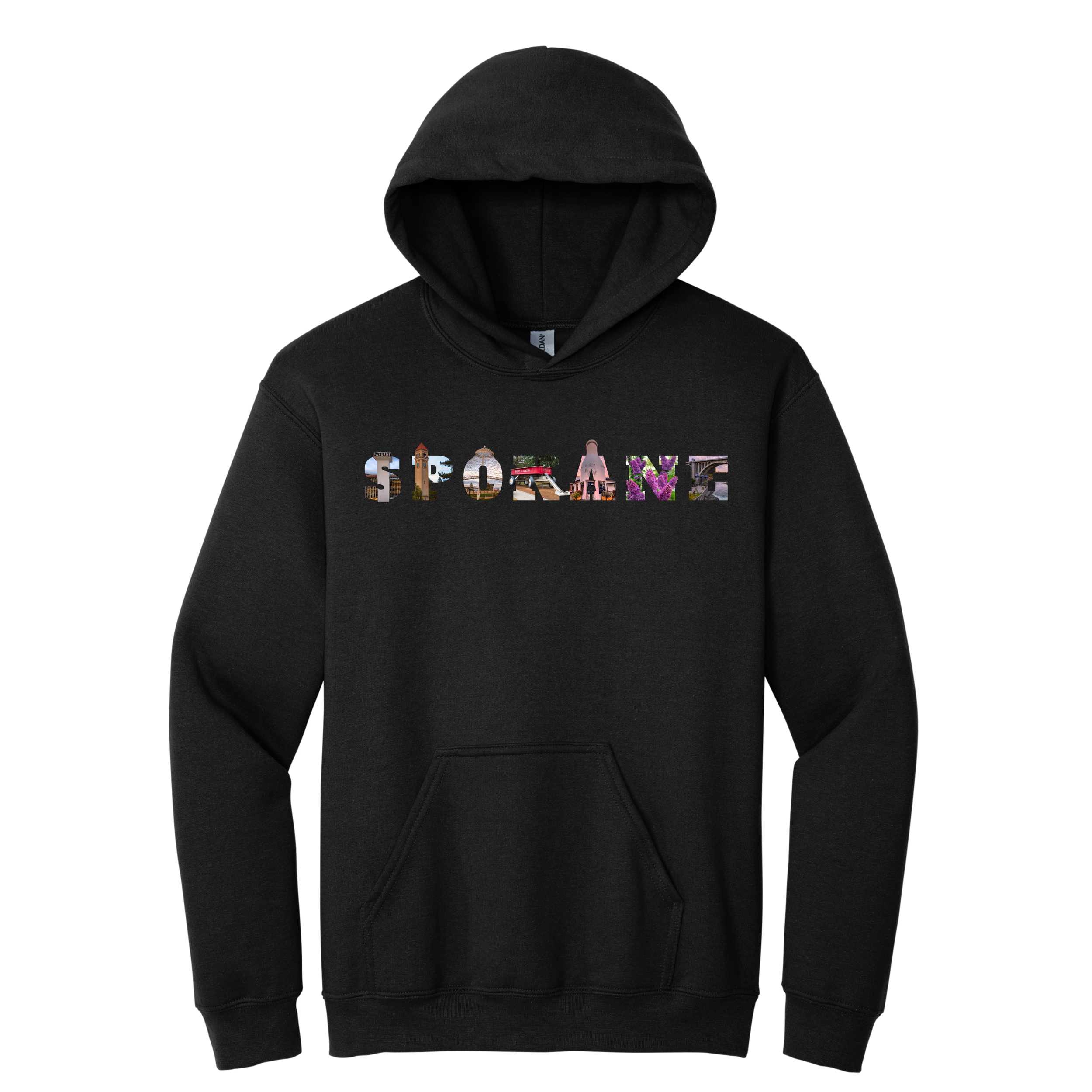 Spokane, Washington Landmarks Hoodie