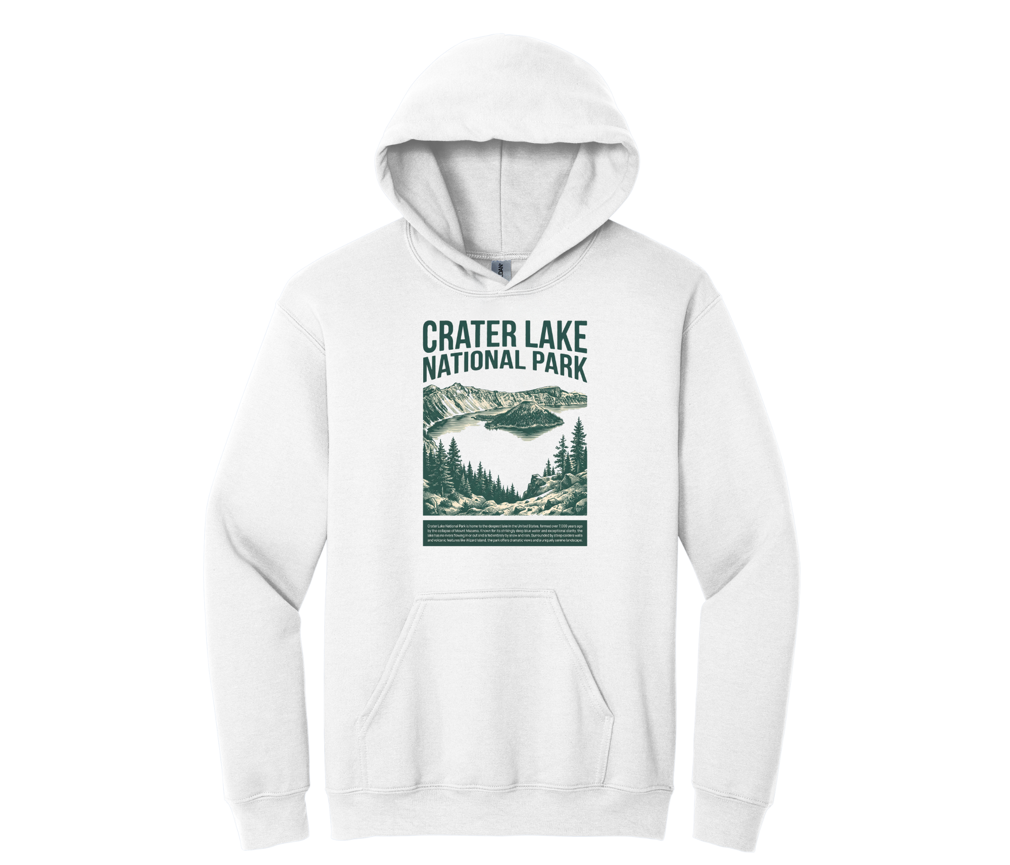 Vintage Crater Lake Hoodie
