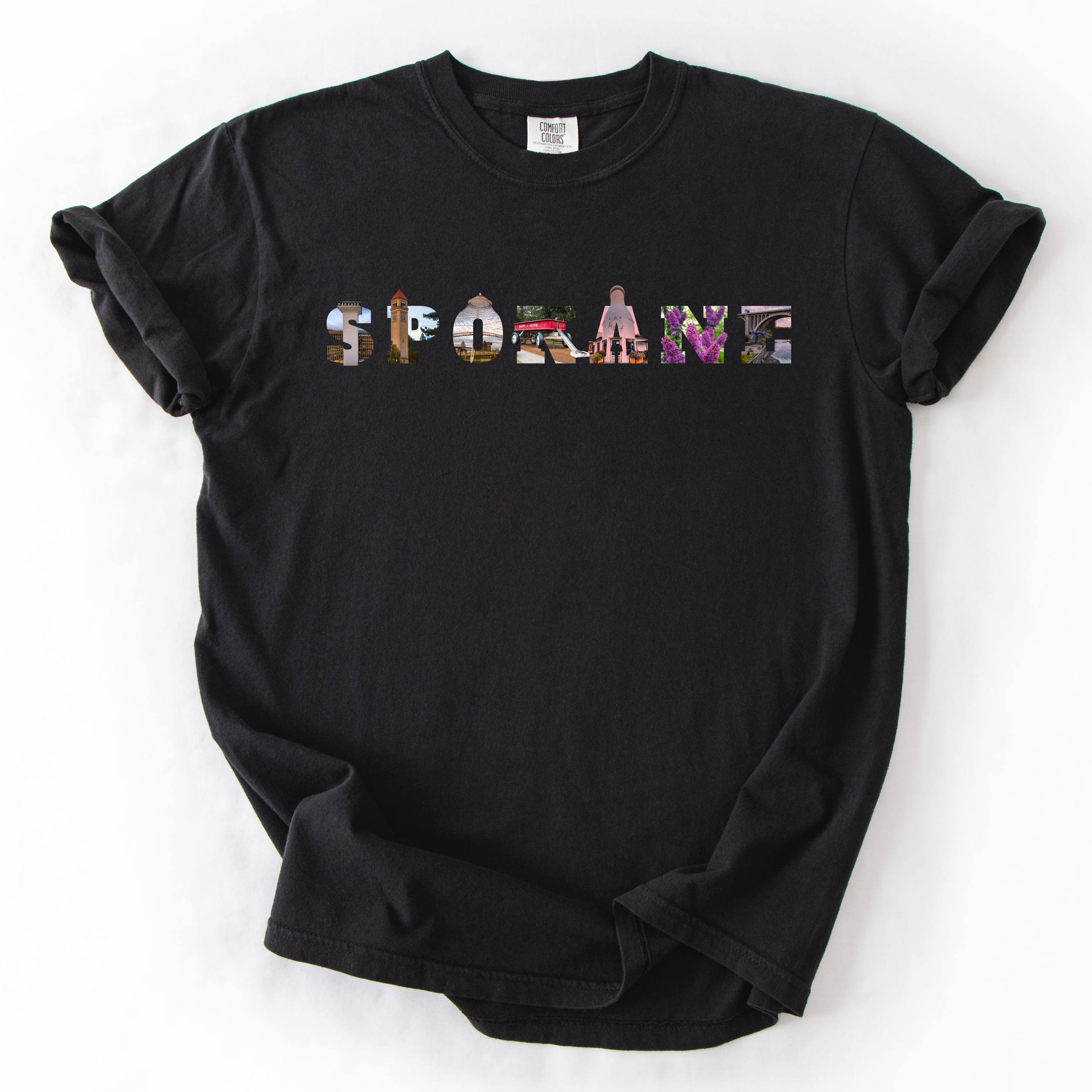 Spokane Washington Landmarks Tee