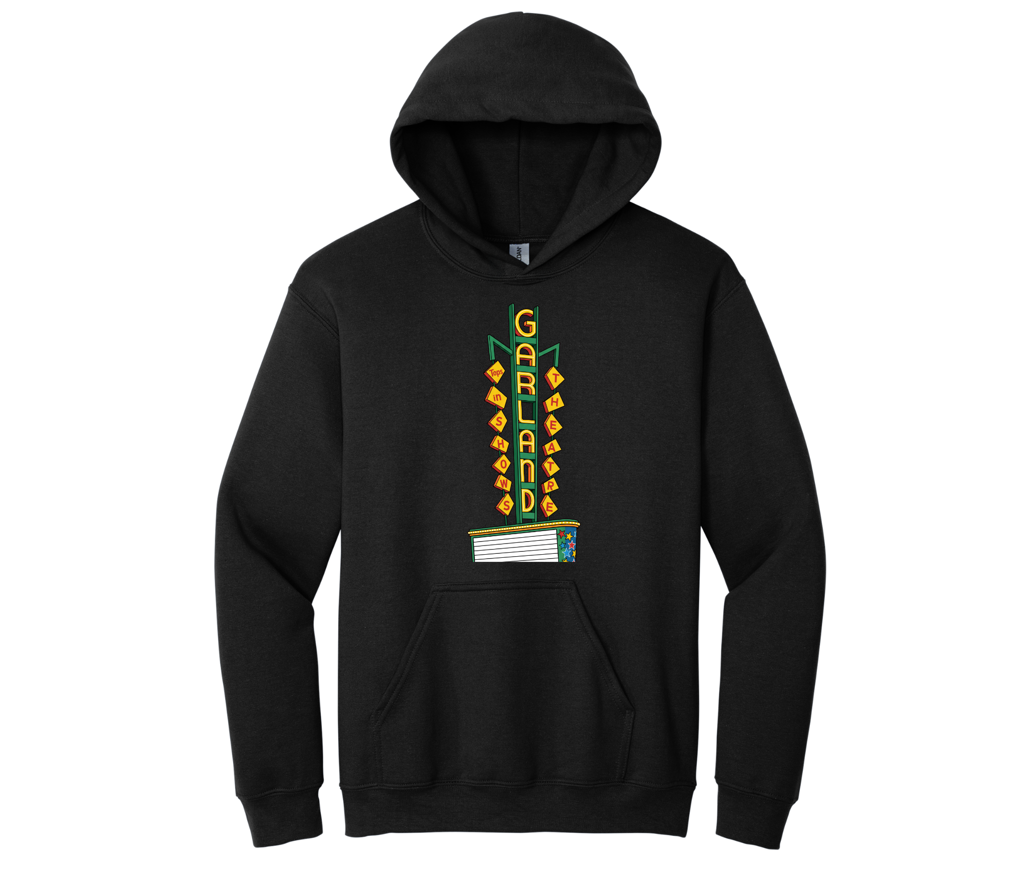 Garland  black Hoodie.png