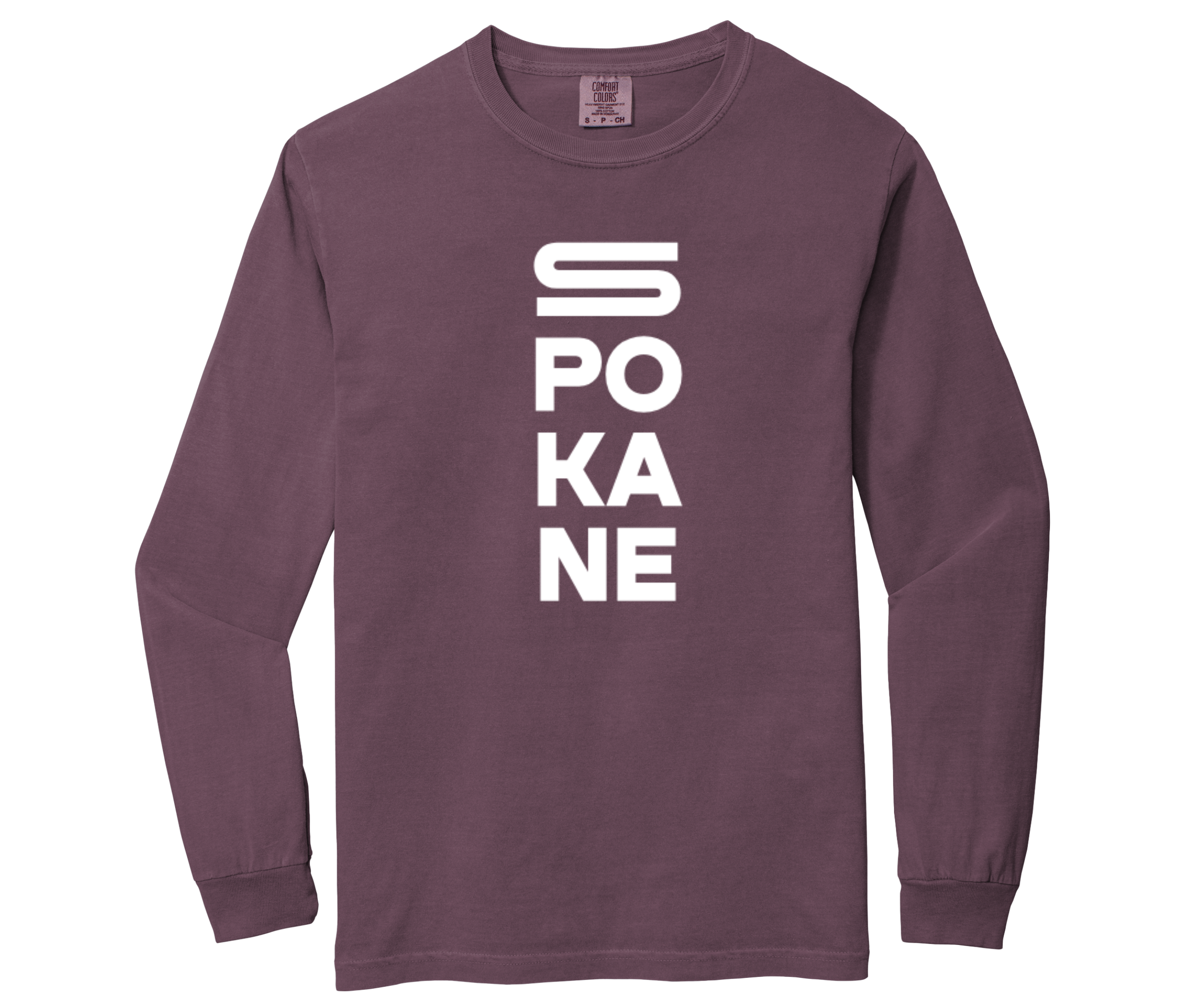 Spokane Vertical Long Sleeve Tee