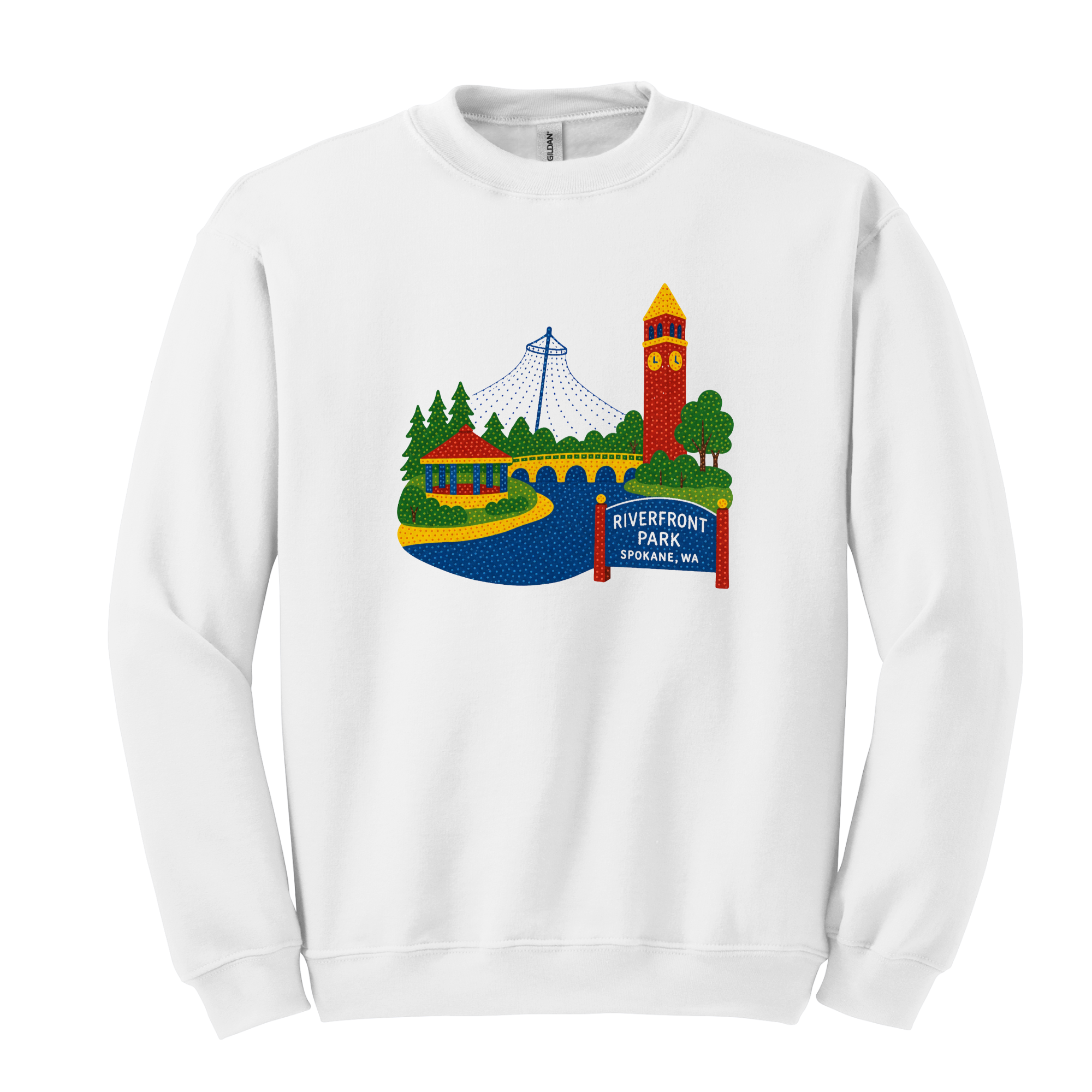Riverfront Park | Spokane, Washington Crewneck