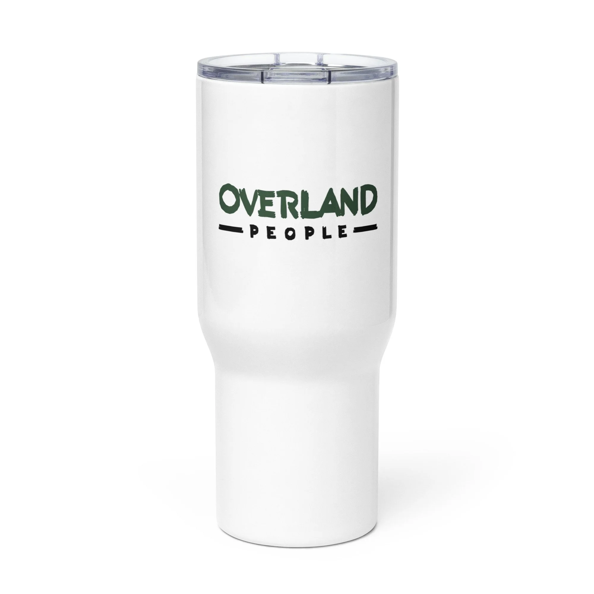 Travel mug with a handle