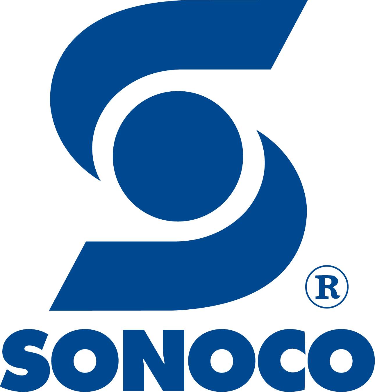 Sonoco logo — industrial packaging and steel products company