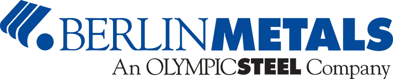 Berlin Metals logo — An Olympic Steel Company, tinplate and steel coil distributor