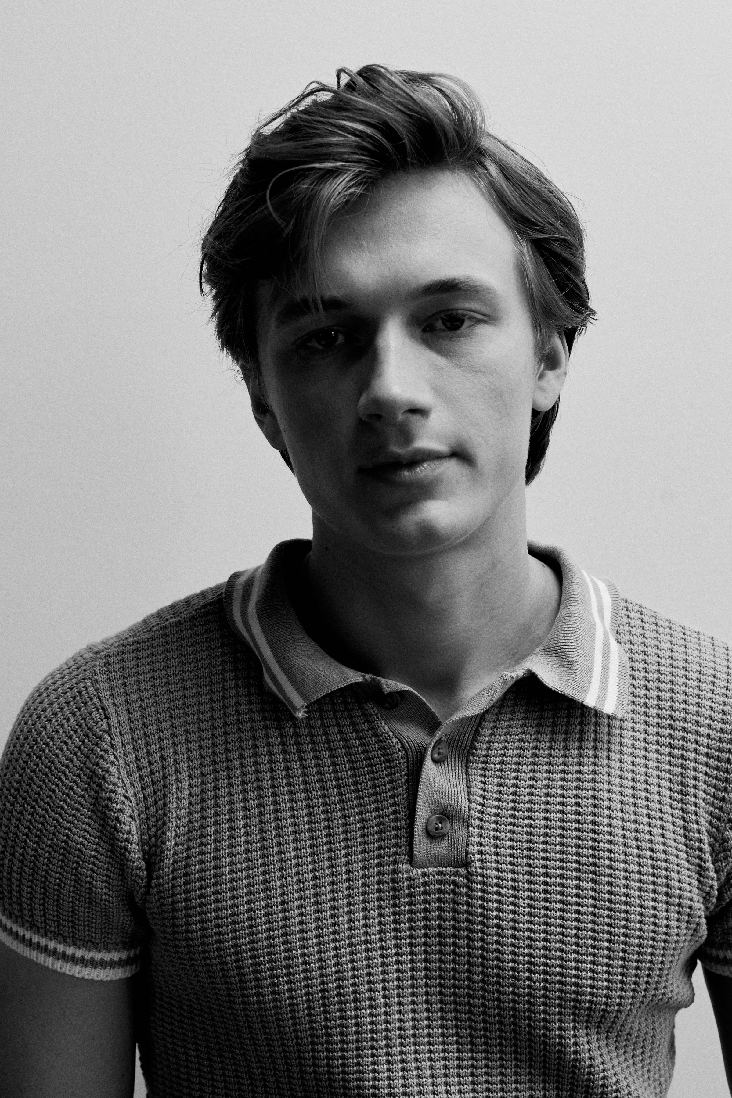 Brandon Engel, Aliza Baran black & white digital.