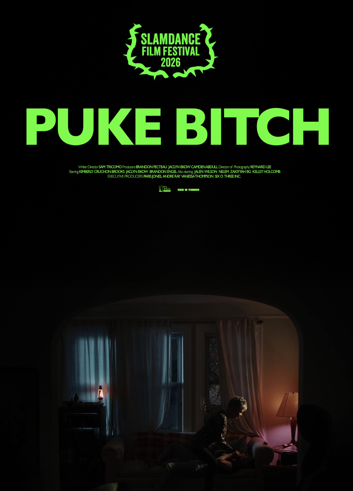 Brandon Engel, 'Puke Bitch' TV mini series Slamdance poster photo.