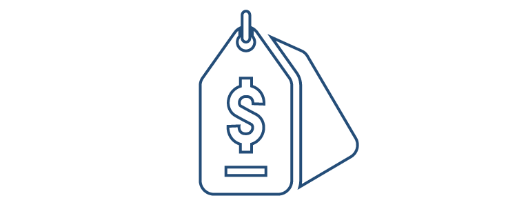 blue pricing and packaging