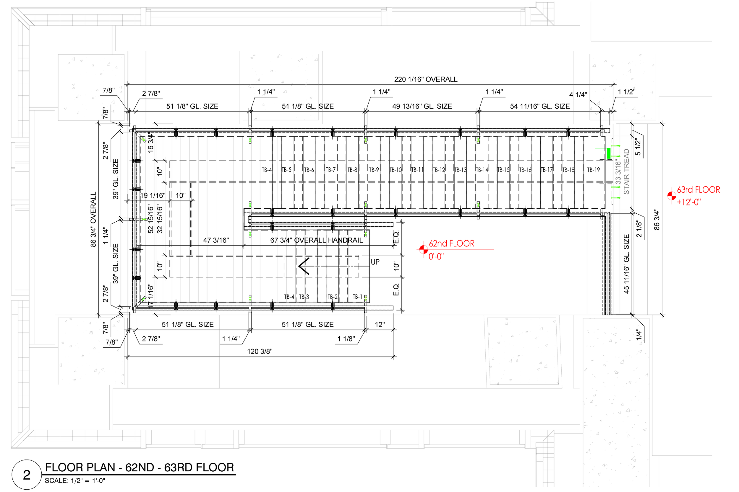 Stairs Layout 62nd  - 63rd Floor.png