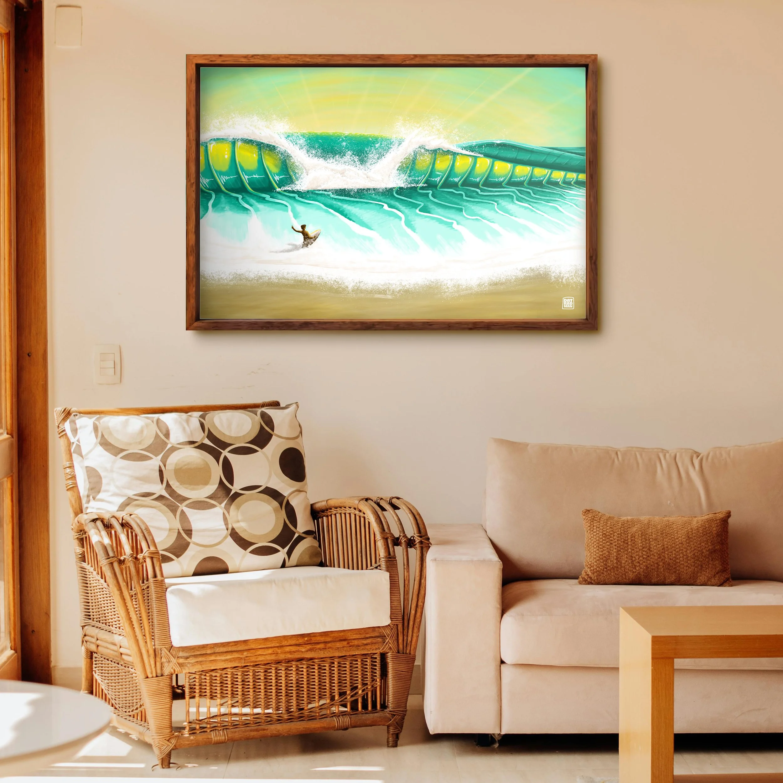 It's Firing Surf Art Print